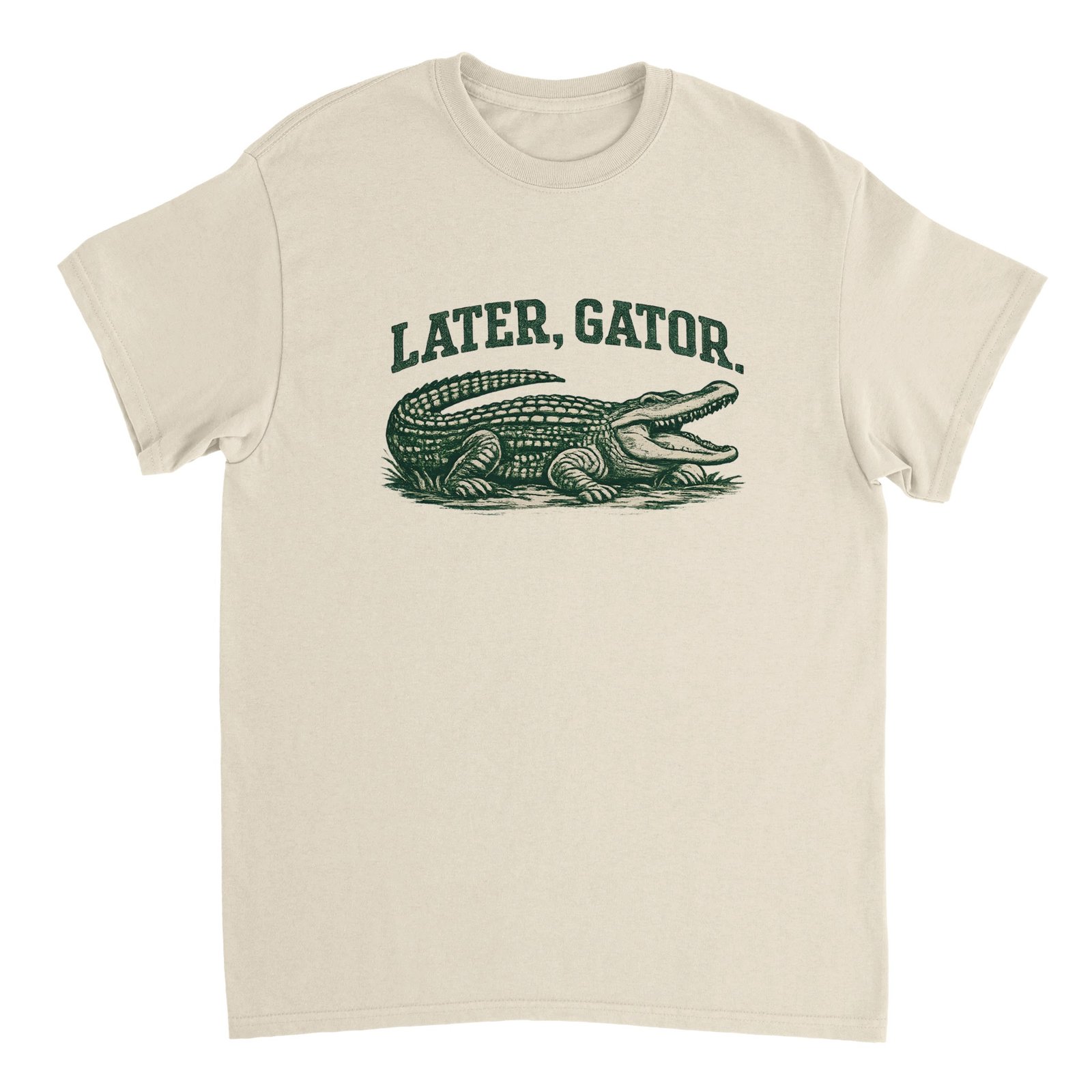 Later, Gator T-Shirt – Funny Vintage Alligator Graphic Tee 9 c5656e44-d2ea-47a4-ad9d-4cc53c12fec0