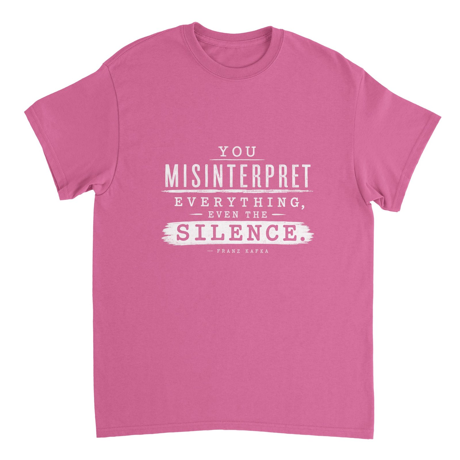 You Misinterpret T-Shirt – Kafka The Castle Quote Tee 5 kafka the castle t-shirt you misinterpret everything Azalea