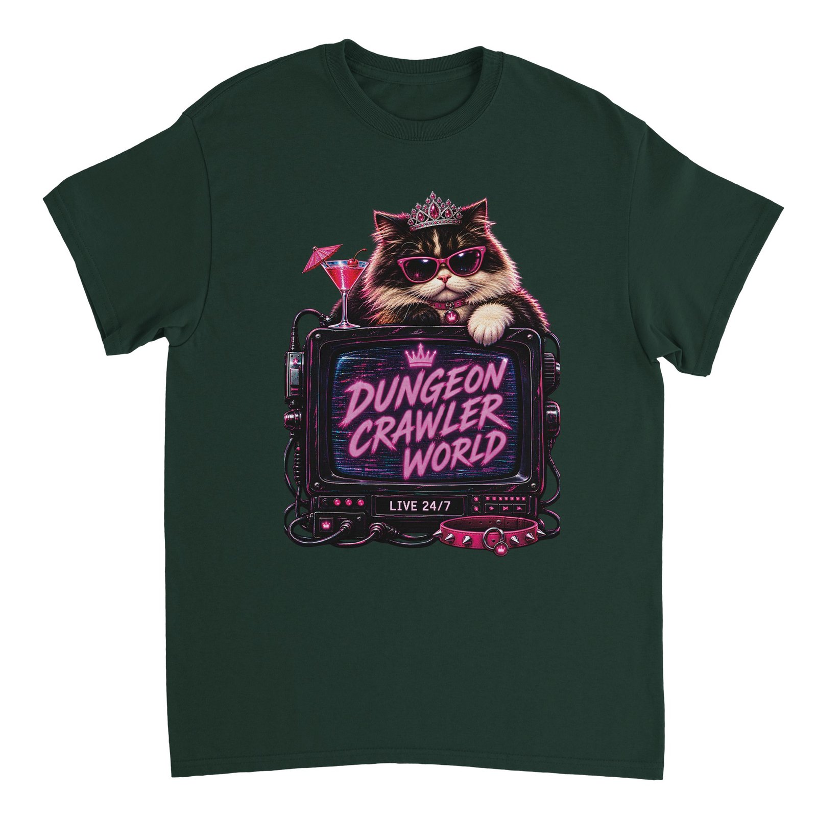 Dungeon Crawler World T-Shirt – Retro TV Cat Fan Tee 6 cc20a713-fe7c-47e9-afd2-08ece08983e4