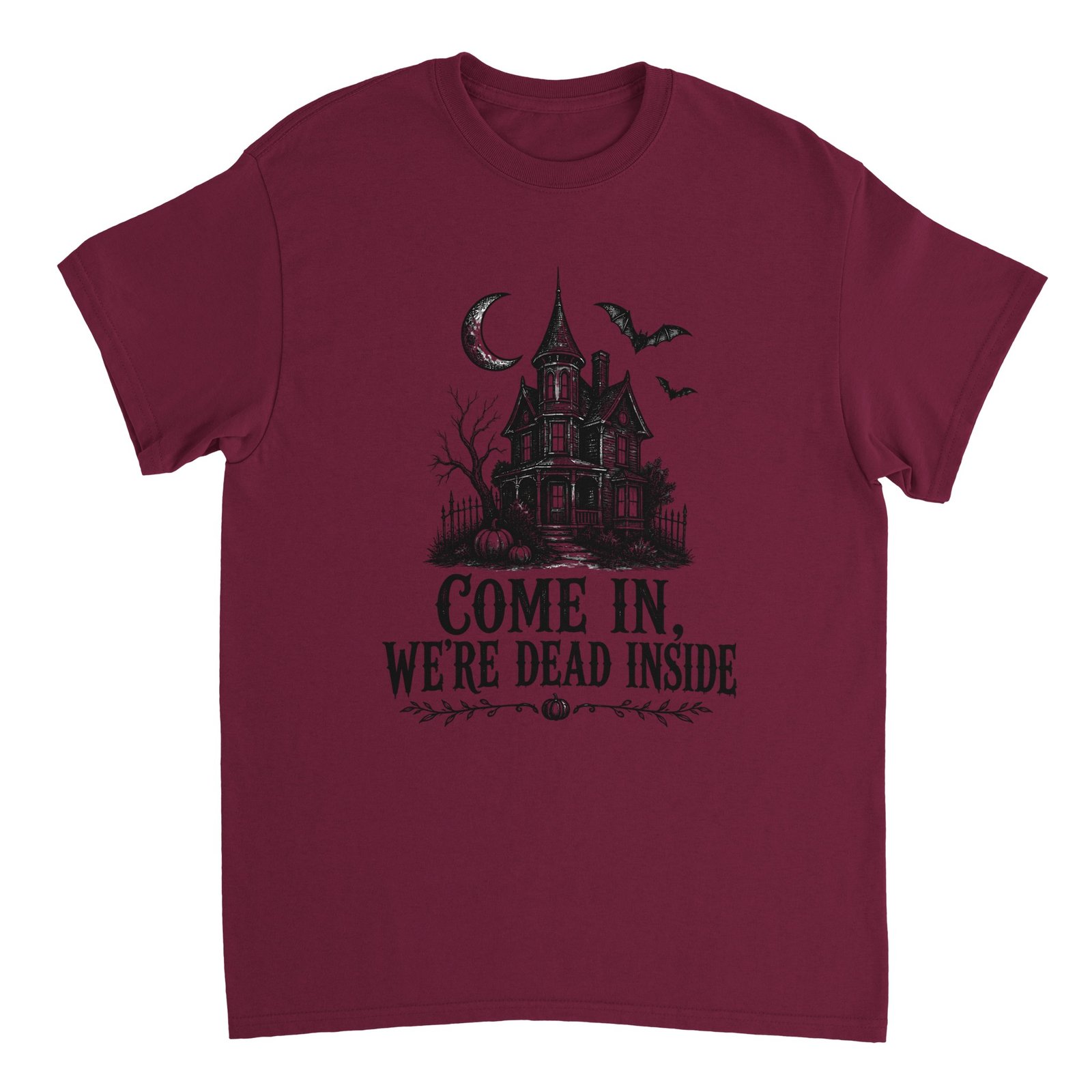 Come In We're Dead Inside T-Shirt – Haunted House Graphic Tee 7 cfb15a11-73ec-4271-aab8-a1ef6cc5195e