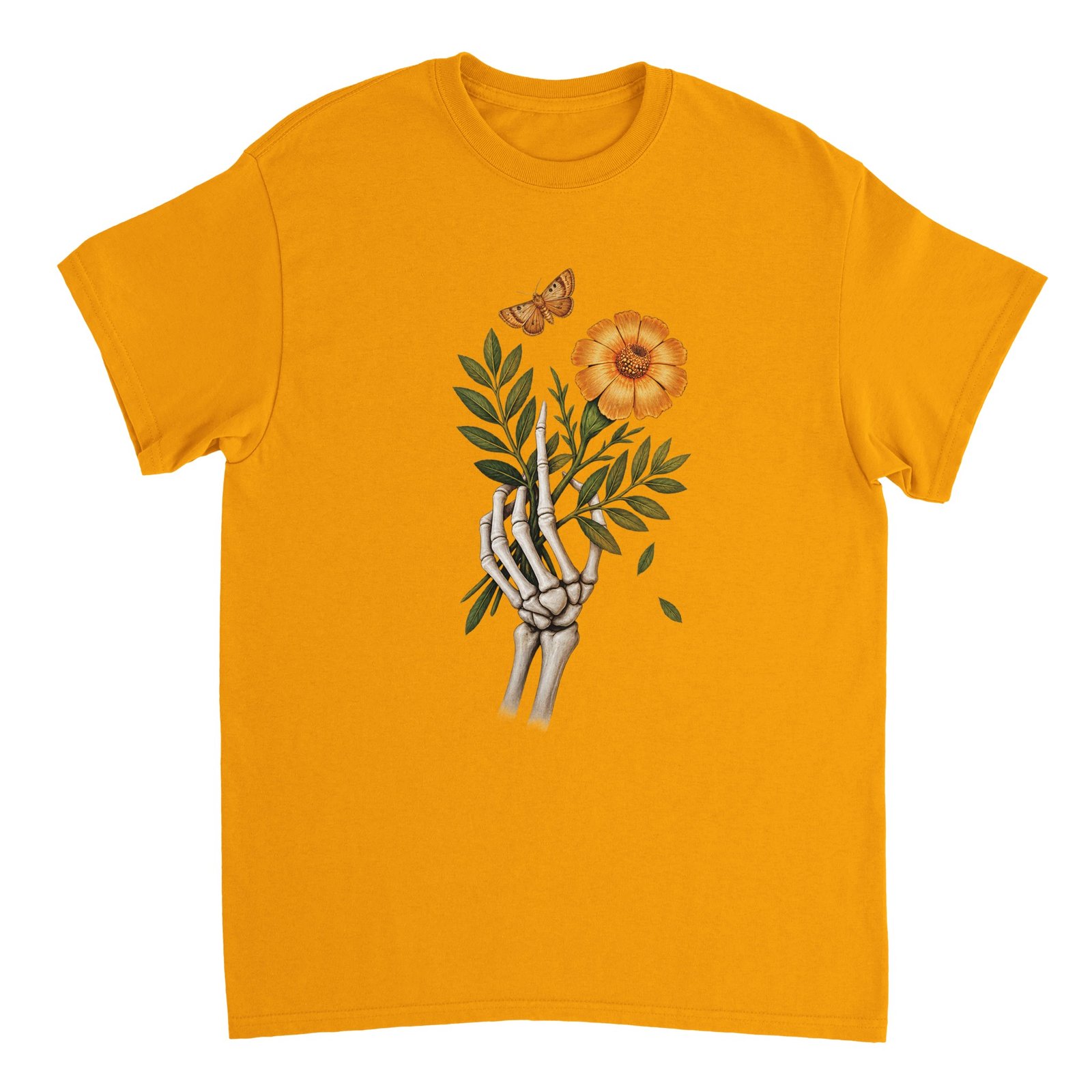 Skeleton Hand Flower T-Shirt – Gothic Floral Halloween Tee 10 d13f3a43-74bc-4e7a-8a0a-5fa8d9f3d9a6