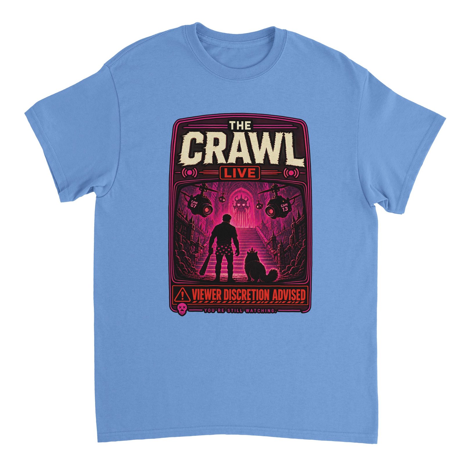 The Crawl Live T-Shirt – Dungeon Crawler Carl Poster Fan Tee 3 d9962abc-626c-430b-8c63-b799c75dc060