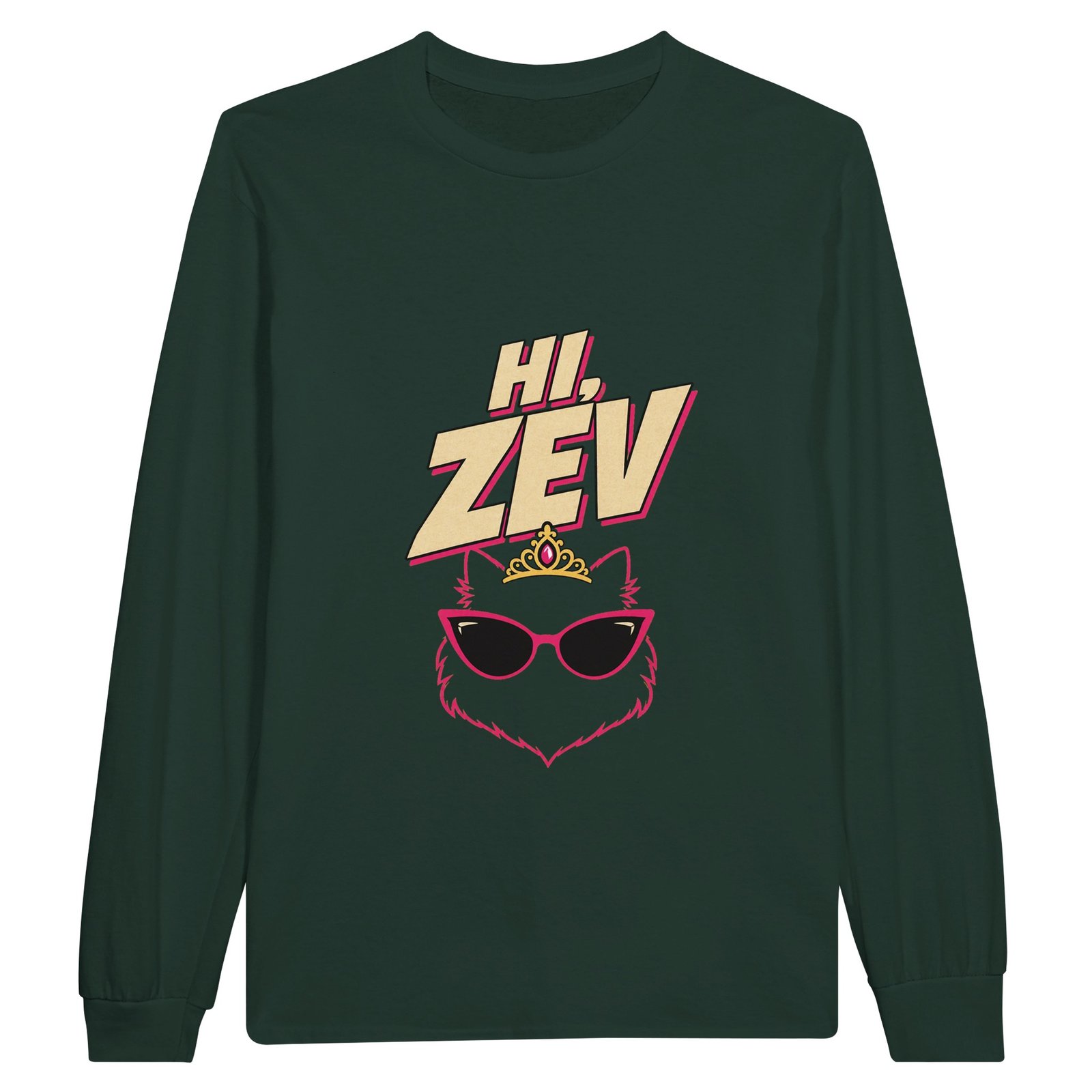 Hi Zev Longsleeve – Dungeon Crawler Carl Retro Fan Tee 9 dba0a1bf-b6f0-41c9-a227-59285933afda