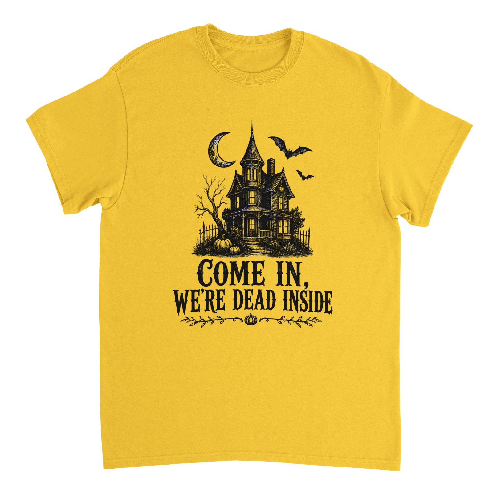 Come In We're Dead Inside T-Shirt – Haunted House Graphic Tee 6 dcce2663-6d0c-4540-b9a4-c796b2266d07