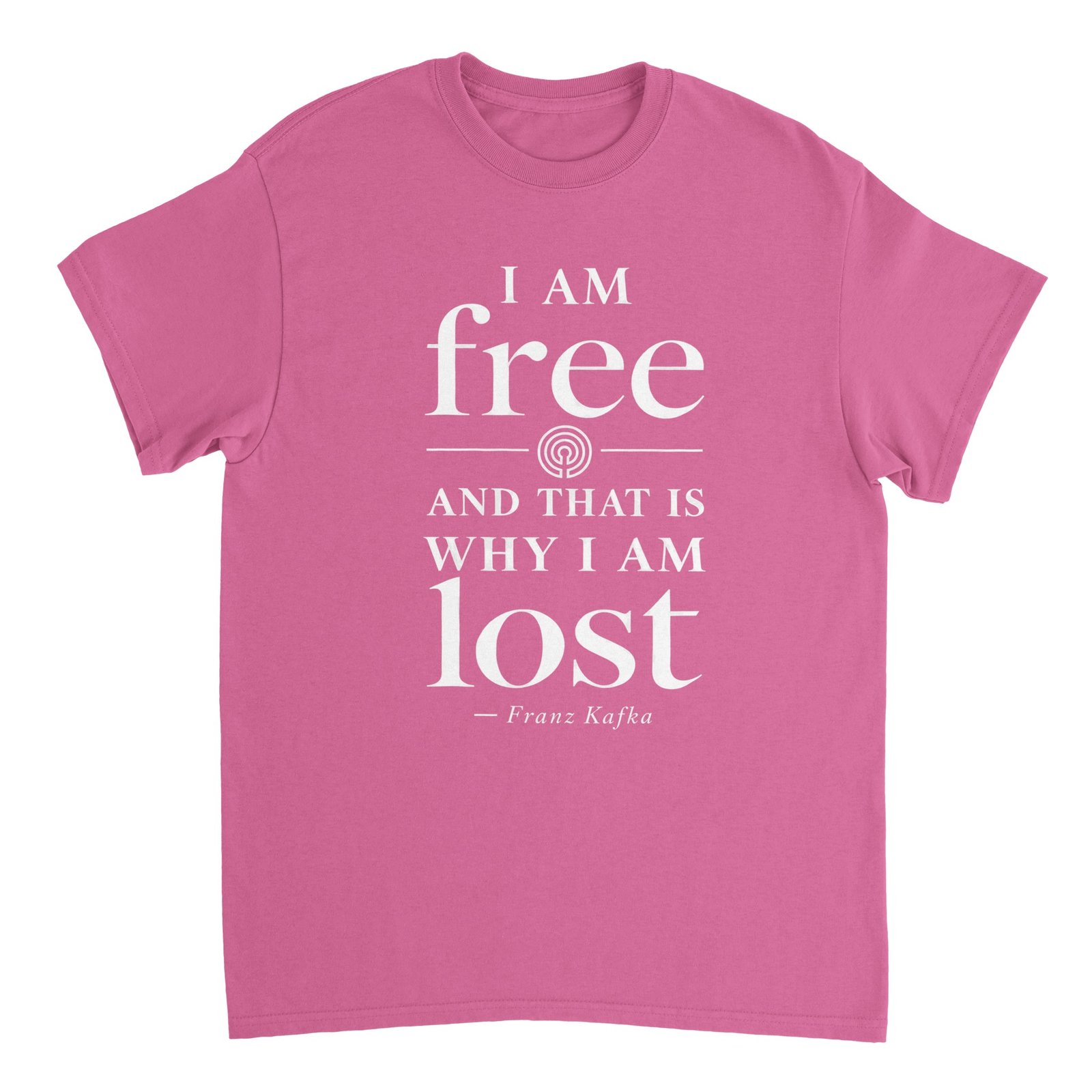 I Am Free T-Shirt – Franz Kafka Quote Tee 4 kafka quote t-shirt i am free and that is why i am lost Azalea