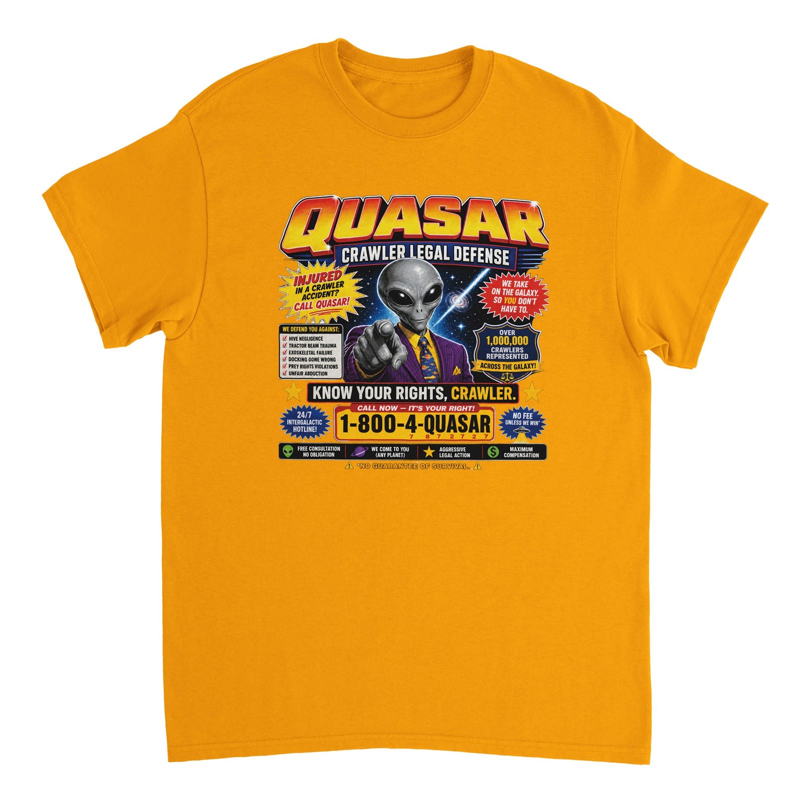 Quasar Crawler Legal Defense T-Shirt – Funny Alien Lawyer DCC Tee 4 e220e645-b72d-49c7-b1d4-c43c4594ca0c