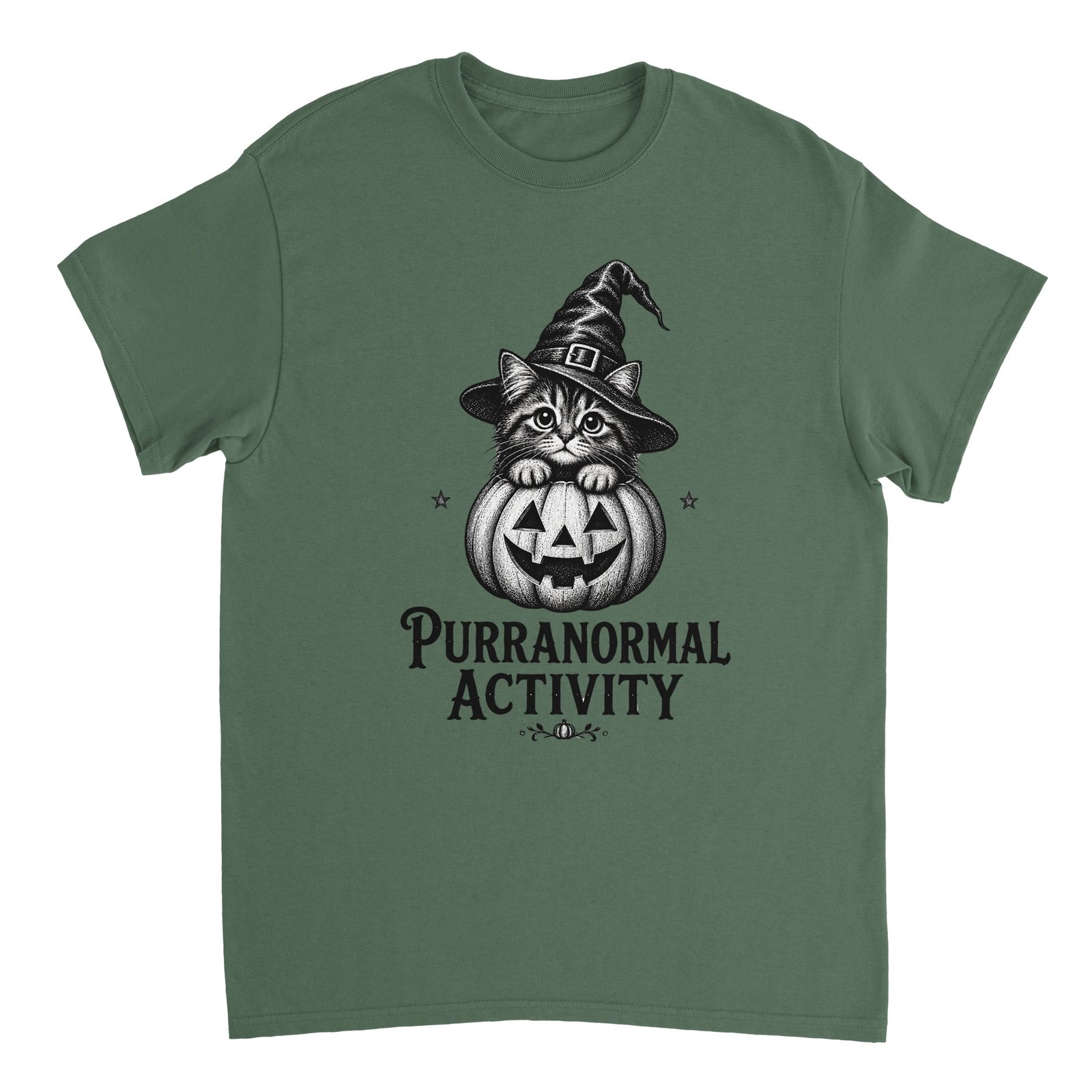 Purranormal Activity T-Shirt – Witch Cat Halloween Graphic Tee 7 e56d867f-a86b-467f-89bf-0da265e7b770