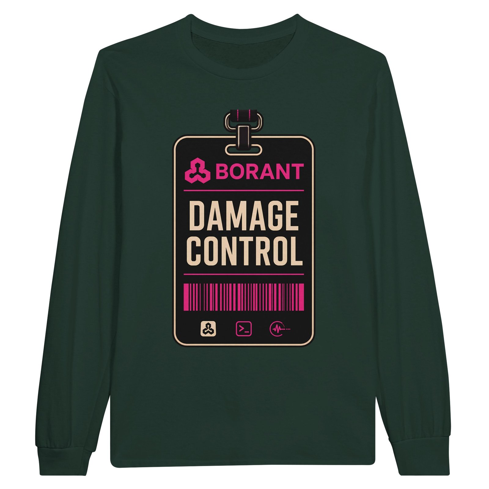 Damage Control Longsleeve – Dungeon Crawler Carl Badge Tee 10 e6b741dc-a518-4ae9-892c-e9d351eda3b9