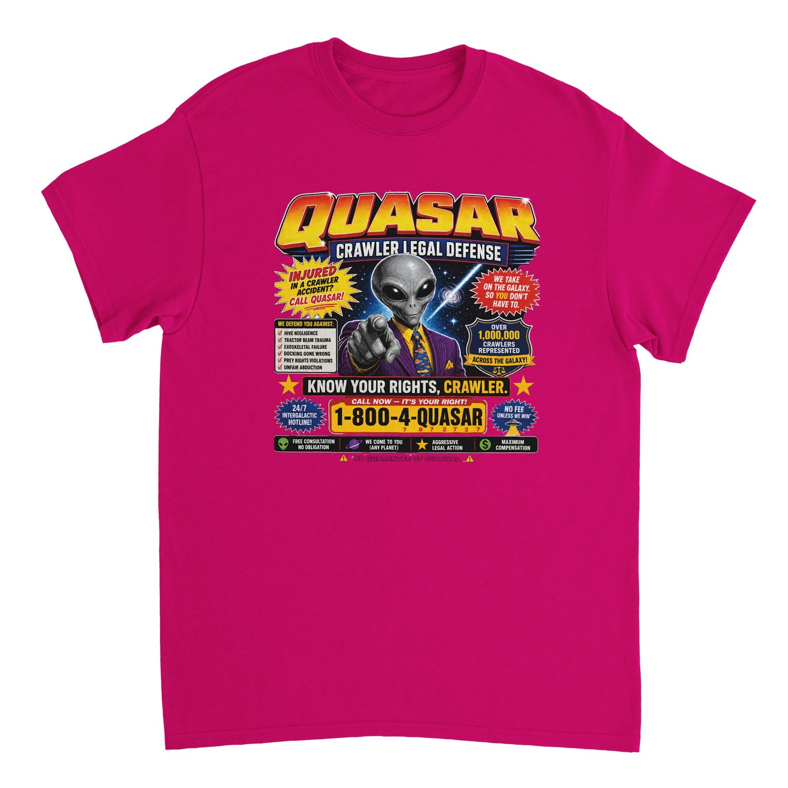 Quasar Crawler Legal Defense T-Shirt – Funny Alien Lawyer DCC Tee 11 e8ef3ce8-e7a3-4c8b-8a0e-9cb8f92dba01