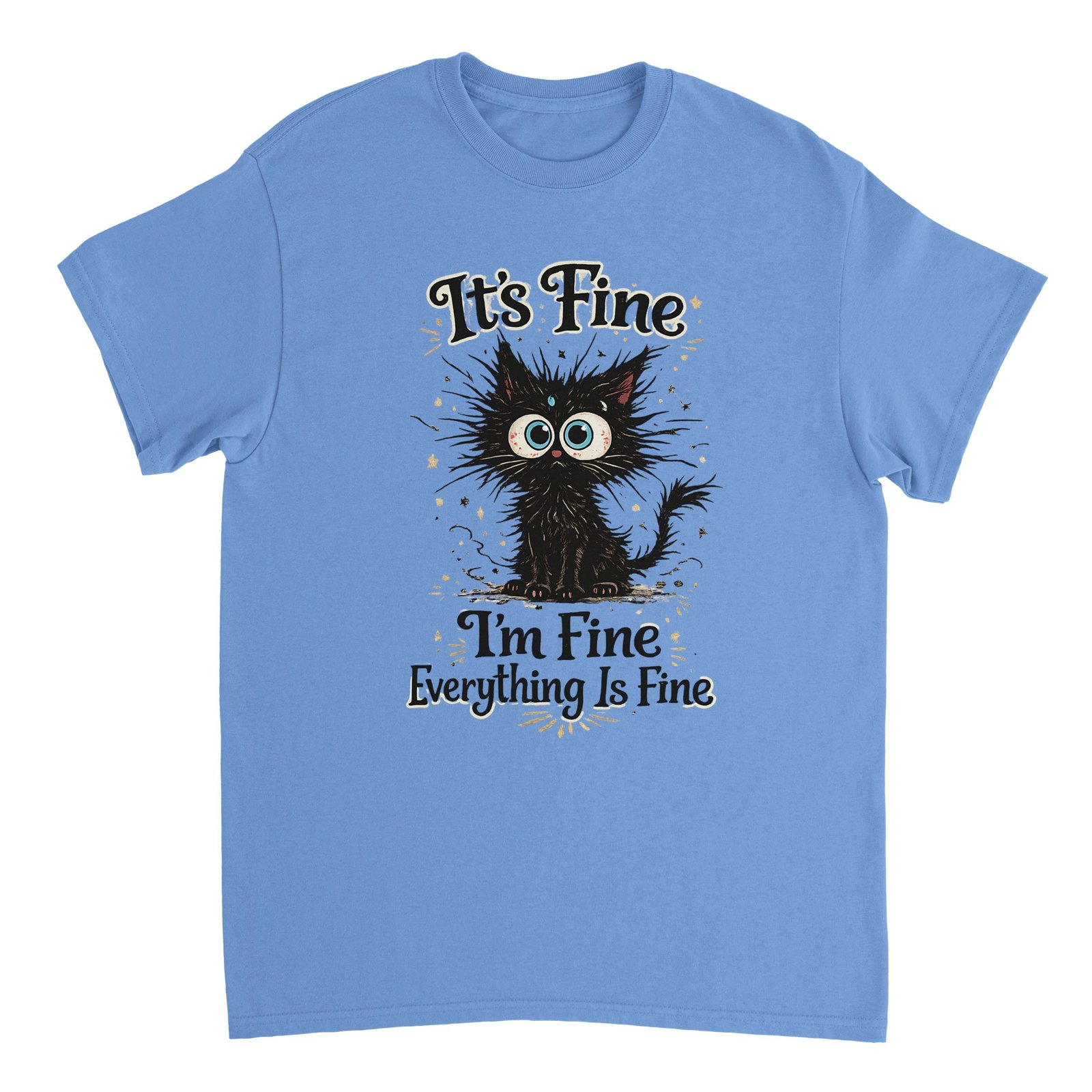 It’s Fine I’m Fine Everything Is Fine T-Shirt – Funny Anxious Black Cat Graphic Tee 9 ea0a31cf-1b13-447d-83eb-59637fd01e5a