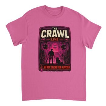 dungeon crawler carl broadcast t-shirt the crawl live poster