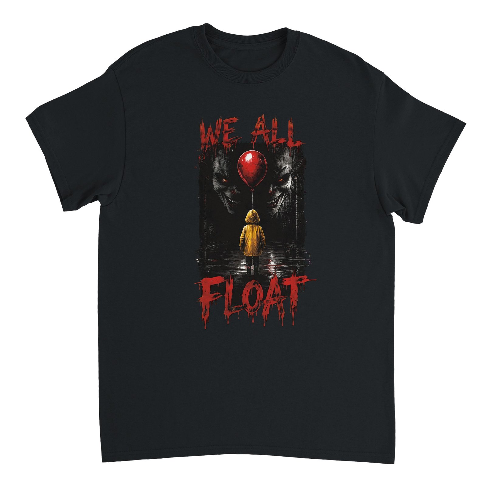 We All Float Halloween T-Shirt – Creepy Clown Horror Graphic Tee 2 f0a2b42b-493f-43e3-b825-b1aa24c4cbc6