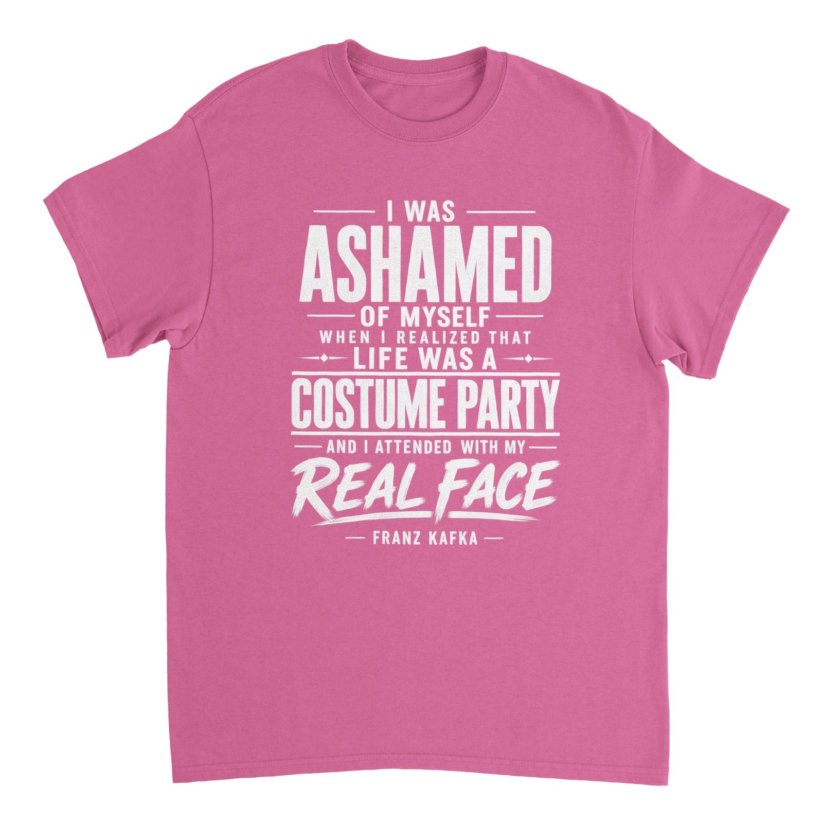 KAFKA COSTUME PARTY QUOTE T-SHIRT - COMPLETE SEO PACKAGE 5 kafka costume party t-shirt real face design Azalea