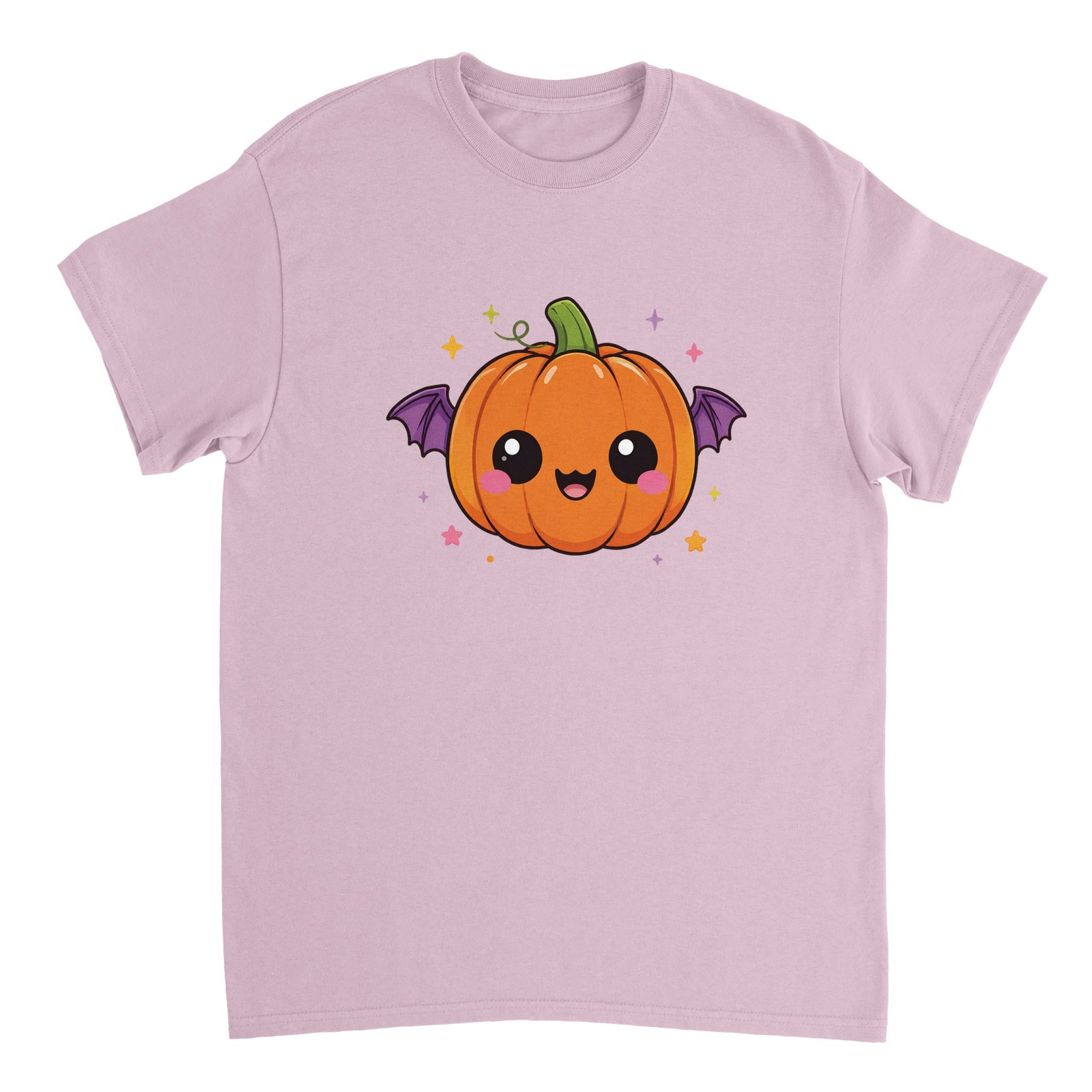 Bat Pumpkin T-Shirt – Cute Halloween Flying Pumpkin Graphic Tee 9 f660a971-d905-405d-ba5a-8d211239b70e