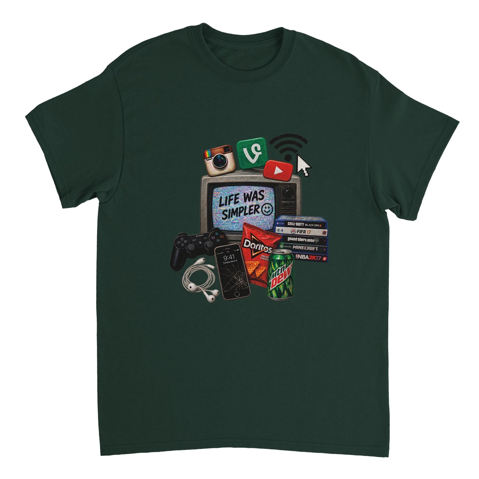Life Was Simpler Shirt – 2016 Nostalgia Collage Tee 12 11778d37-b0a6-49df-b693-c73f3db4b4f9
