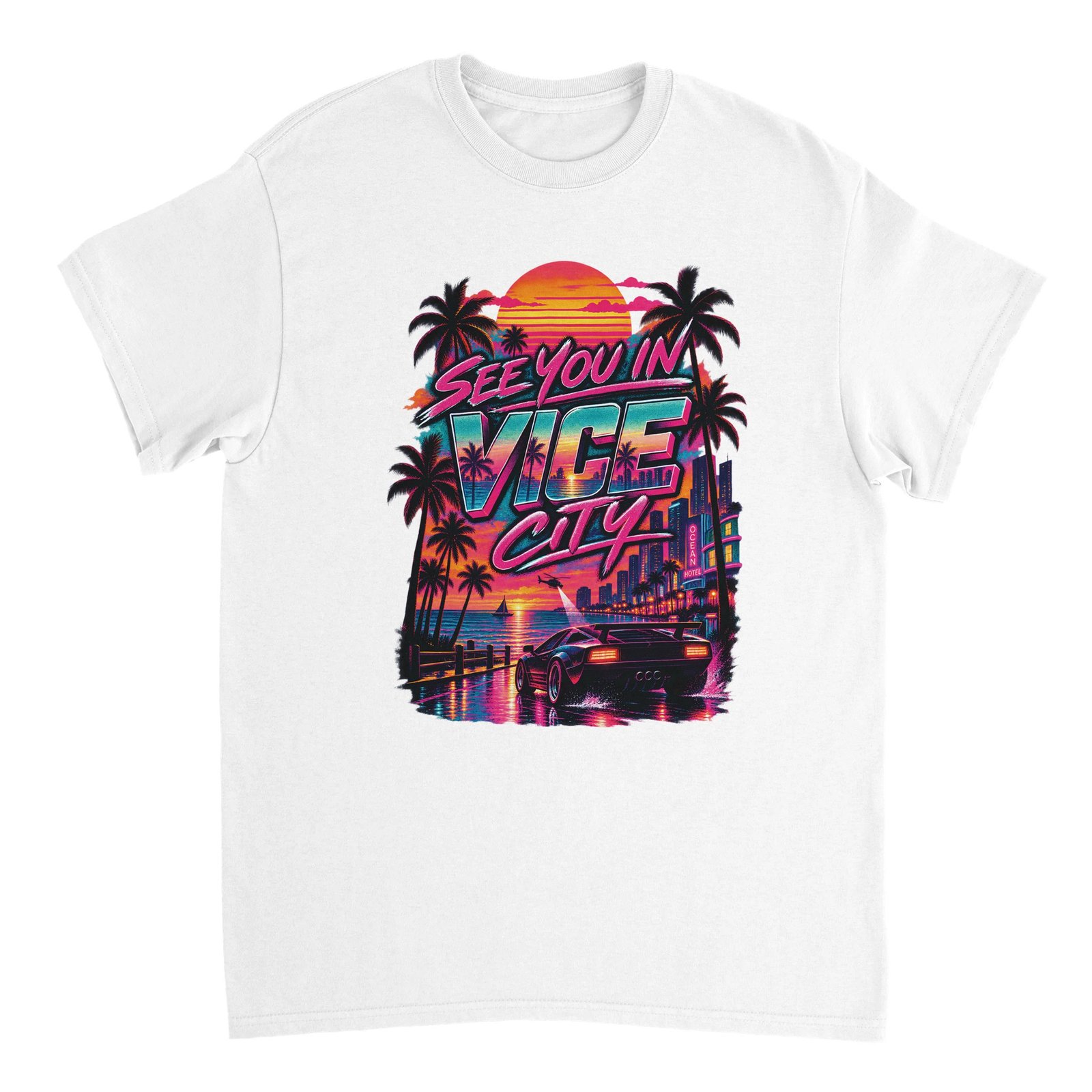 Vice City Drive Shirt – Neon Skyline & Sports Car Tee 4 14e531b1-ee85-4ef0-b0af-2ff06dff7df6