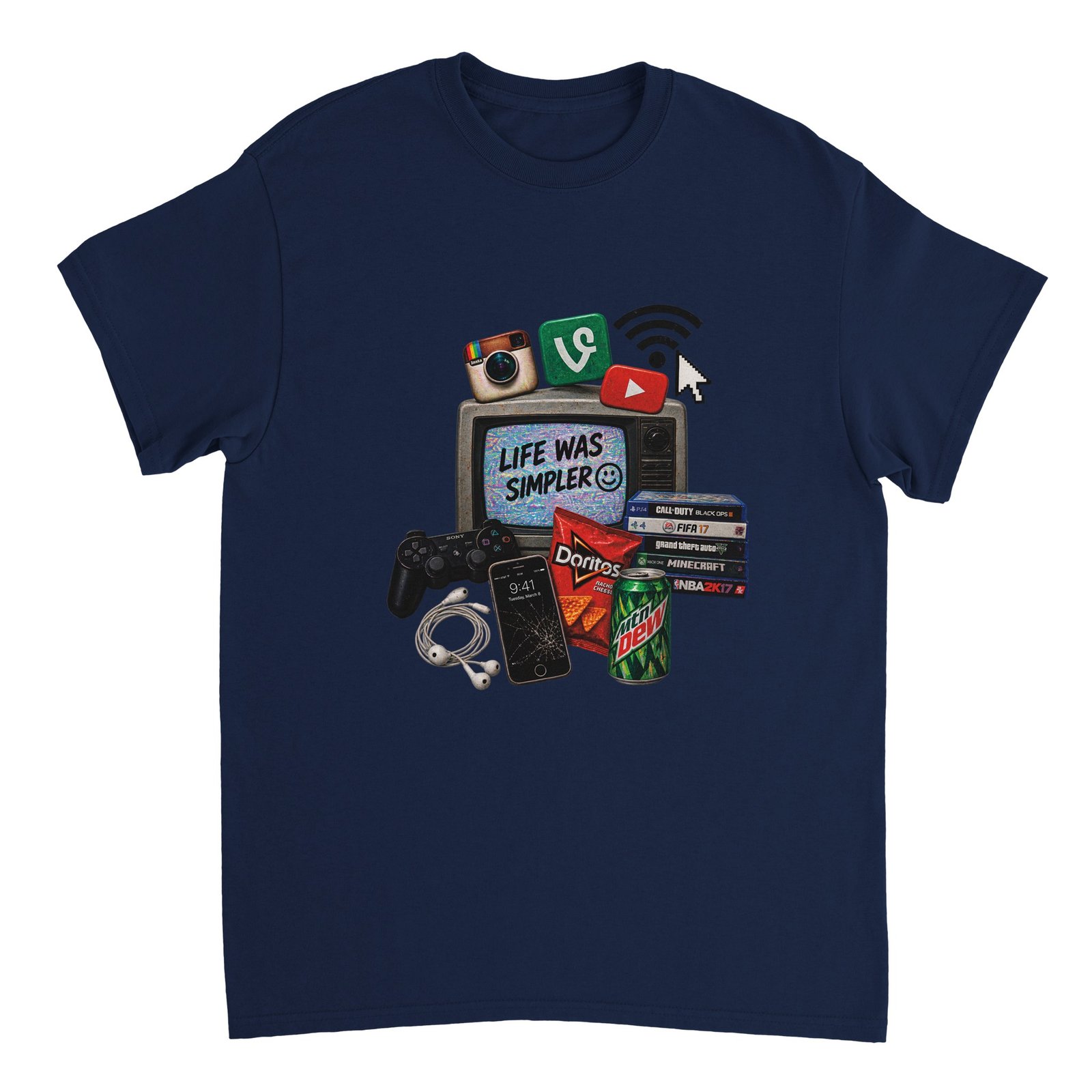 Life Was Simpler Shirt – 2016 Nostalgia Collage Tee 5 2c94613d-d609-47cf-971c-2b647d46eb44