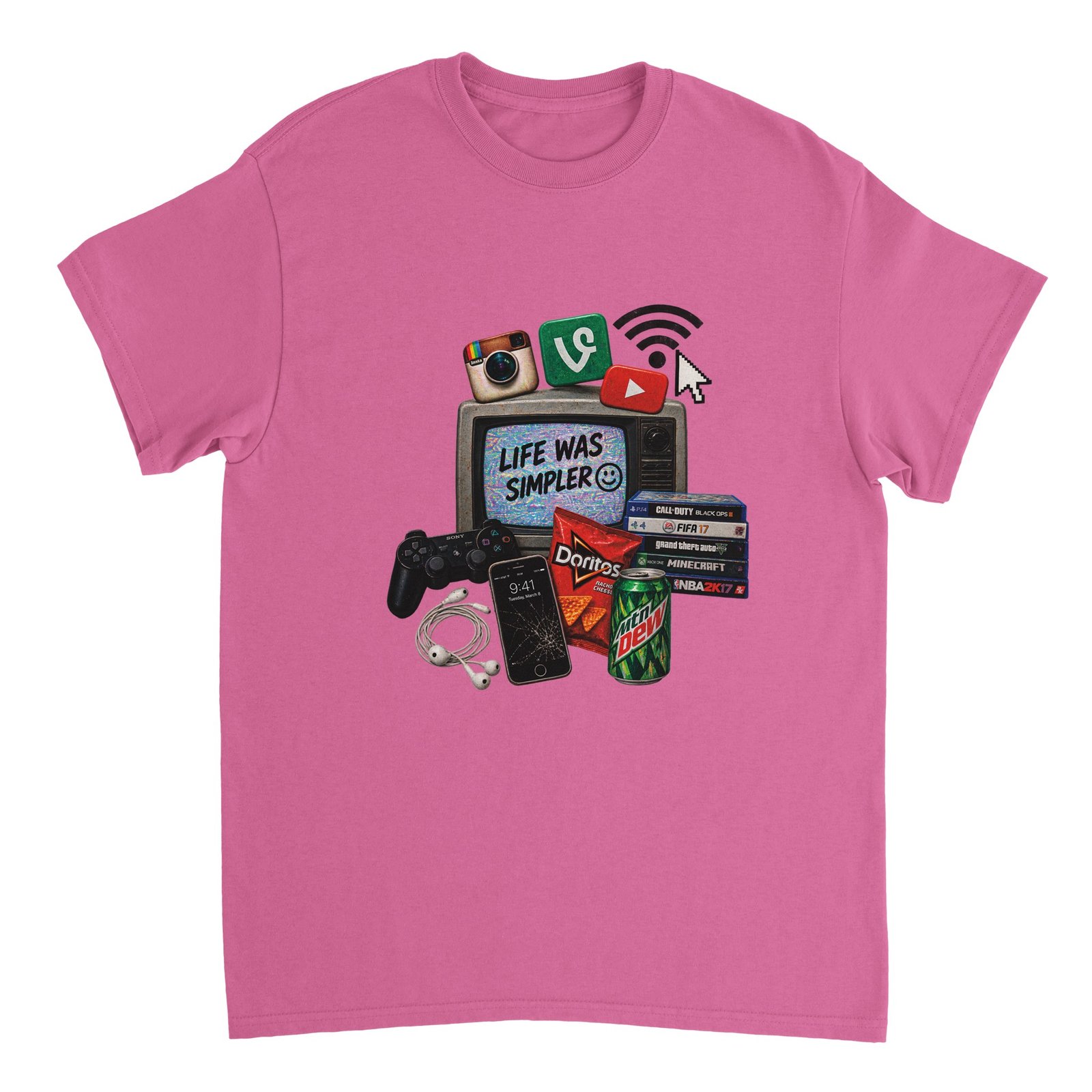 Life Was Simpler Shirt – 2016 Nostalgia Collage Tee 3 75a2cc66-e415-45b6-86cf-a6c0946356cb