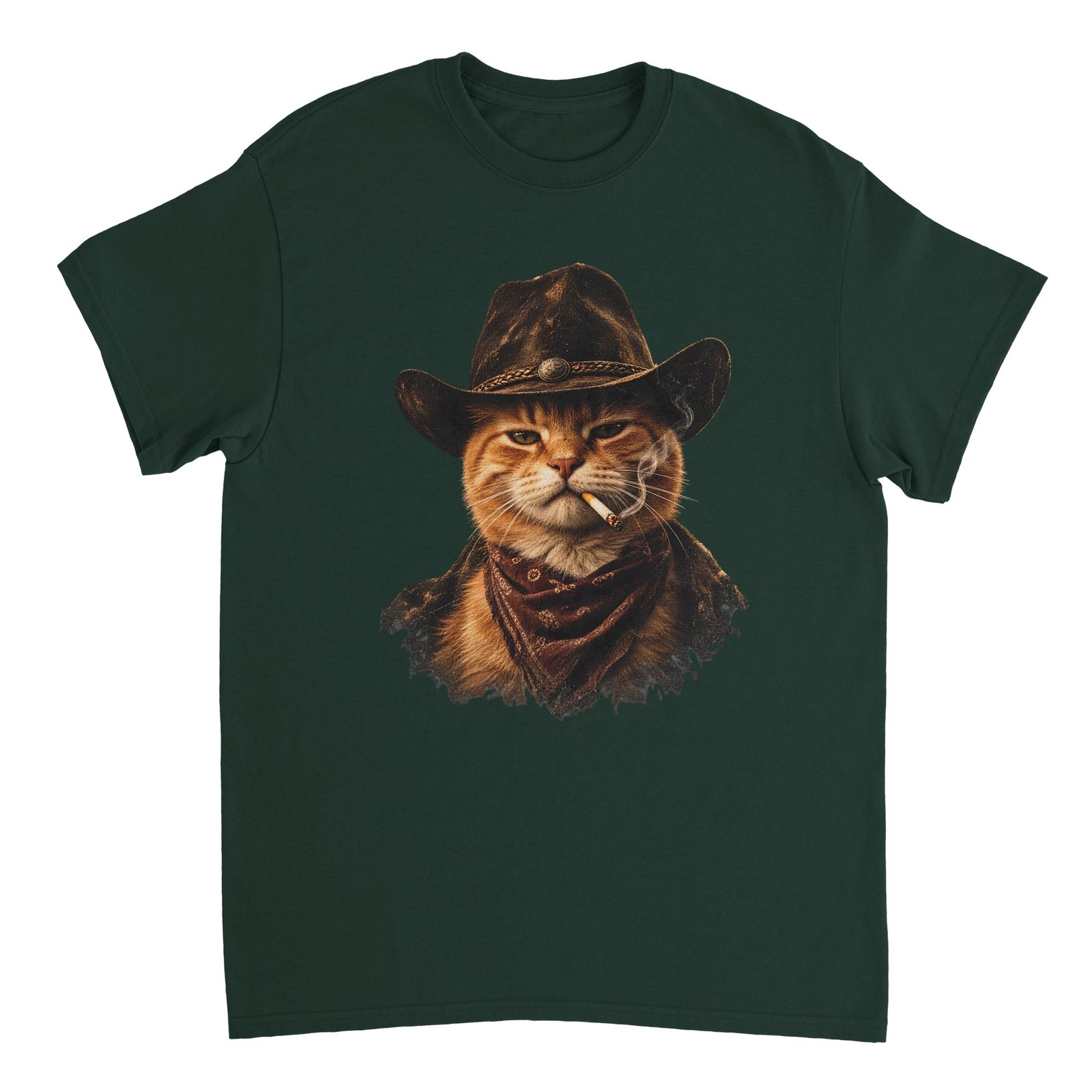 Outlaw Cat Unisex Tee – Funny Cowboy Cat Shirt 4 935be6d8-f8e1-4b19-b9c4-d582f1572351