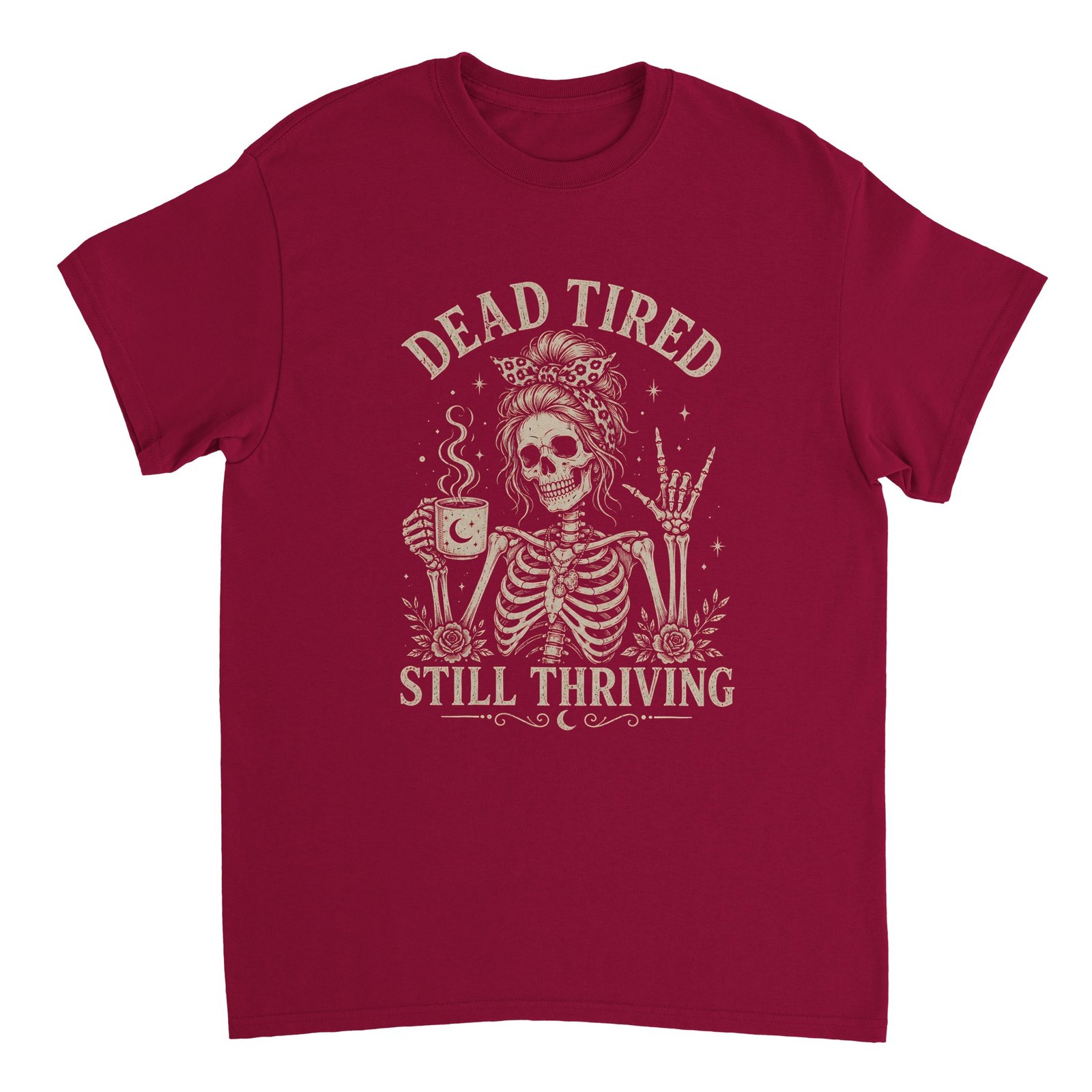 Dead Tired Shirt – Skeleton "Still Thriving" Graphic Tee 8 db8ef5f7-7cd9-4576-a3eb-ff43052af816