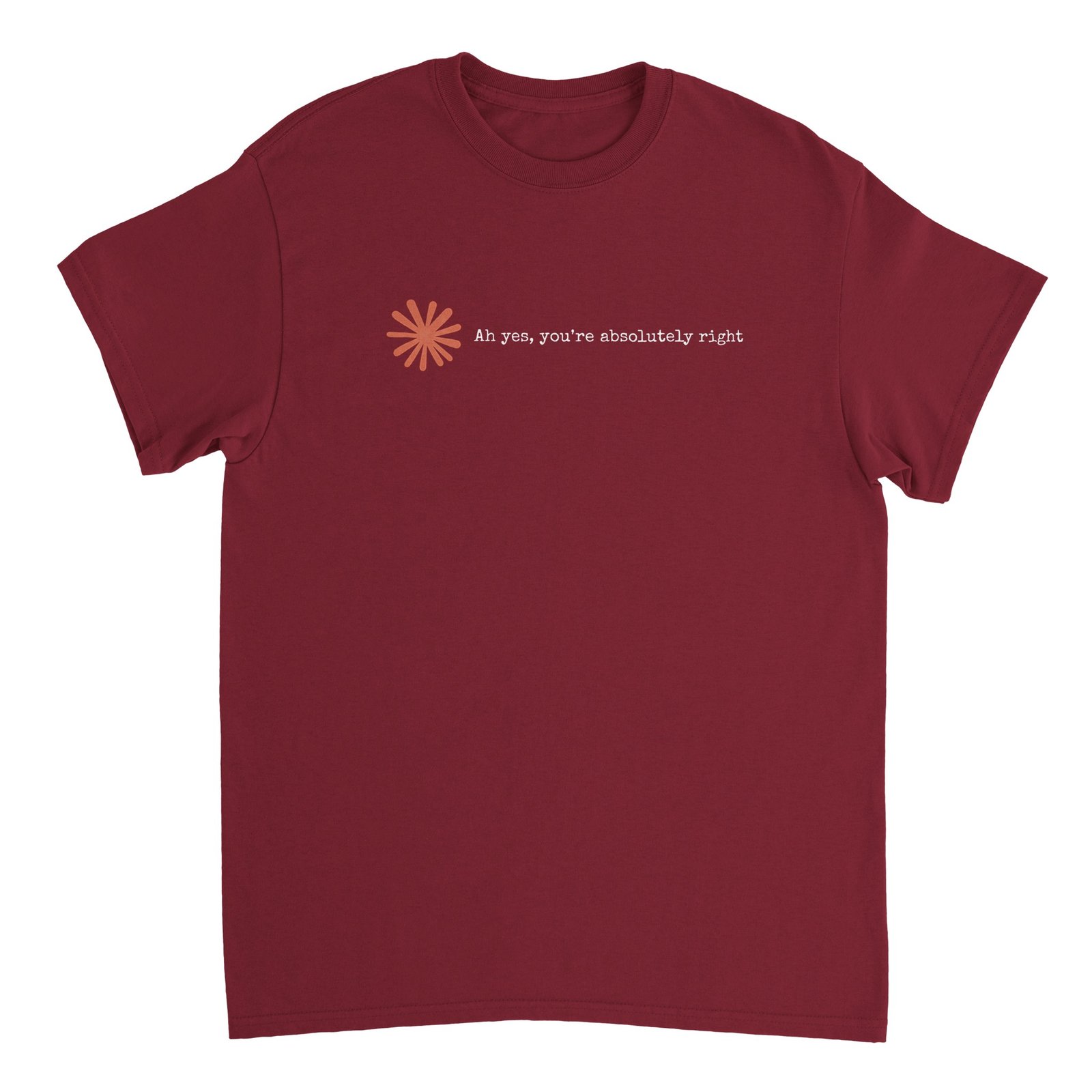 Absolutely Right Unisex Tee – AI Chat Meme Graphic Shirt 5 e4b622fe-e4dd-409f-a02f-46e2670a316b
