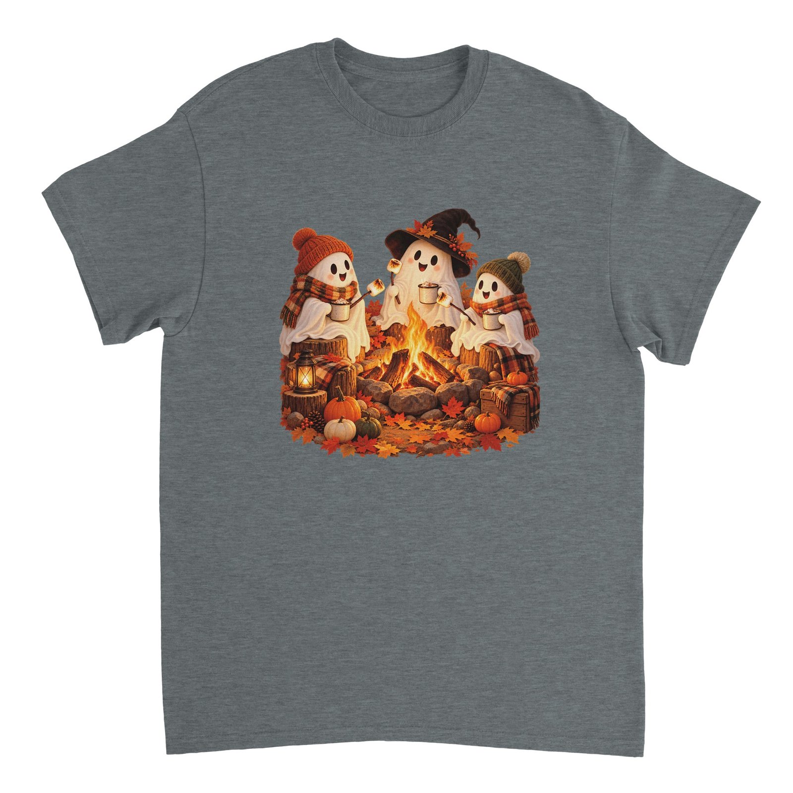 Ghost Campfire Halloween Shirt – Cute Ghosts Roasting Marshmallows Fall T-Shirt 2 052dbe0f-f766-4ae2-aab2-2ef2ce4ef4e8