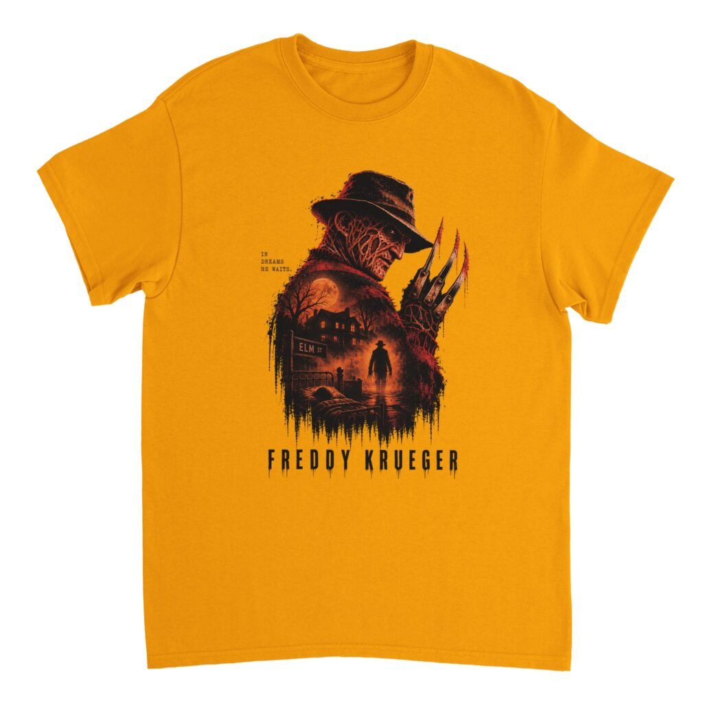 Halloween Horror T-Shirt Heavyweight Gildan 5000 Unisex Graphic Tee