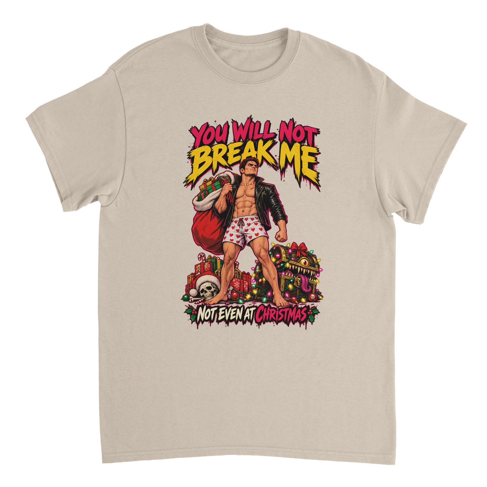 Dungeon Crawler Carl Shirt - You Will Not Break Me, Not Even at Christmas Heavyweight Tee 9 0abae6e6-a165-4778-88a4-8bc66a0c51df