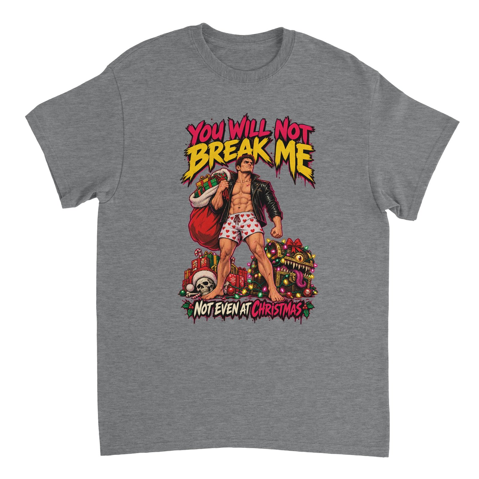 Dungeon Crawler Carl Shirt - You Will Not Break Me, Not Even at Christmas Heavyweight Tee 6 0fb589da-301c-46d6-8c5f-f2af1917f85f