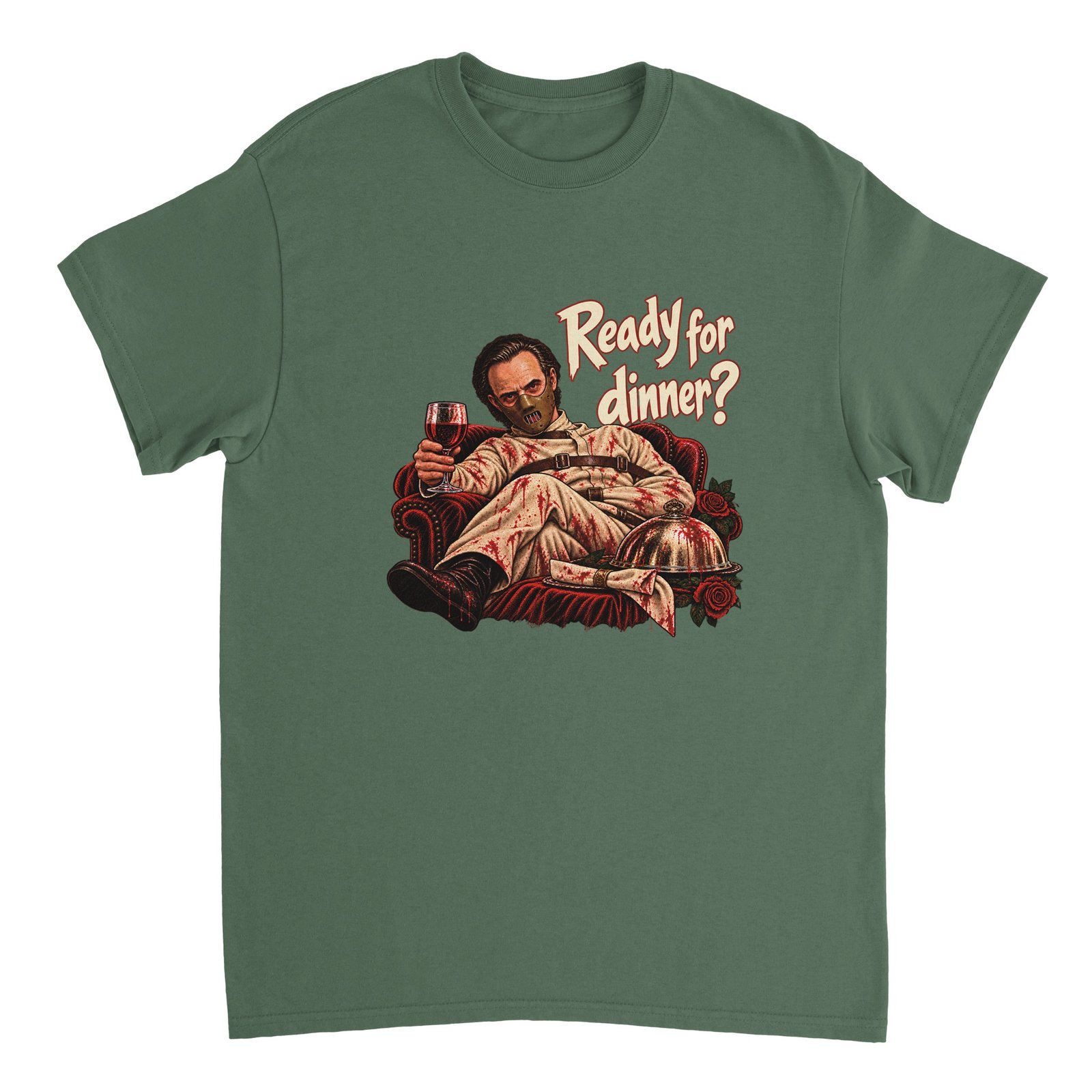 Hannibal Lecter Shirt | Funny Ready for Dinner Halloween Heavyweight Tee 8 10d8b049-3d19-4635-bc87-c311ba6f0970