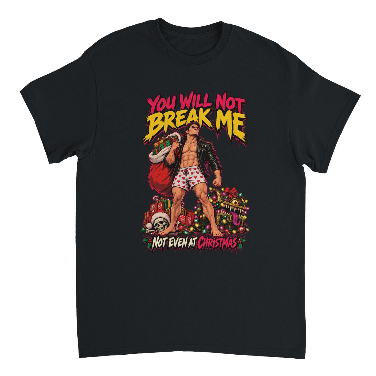 Dungeon Crawler Carl Shirt - You Will Not Break Me, Not Even at Christmas Heavyweight Tee 11 12cbc74b-93d9-43d5-99b9-262deb12967c