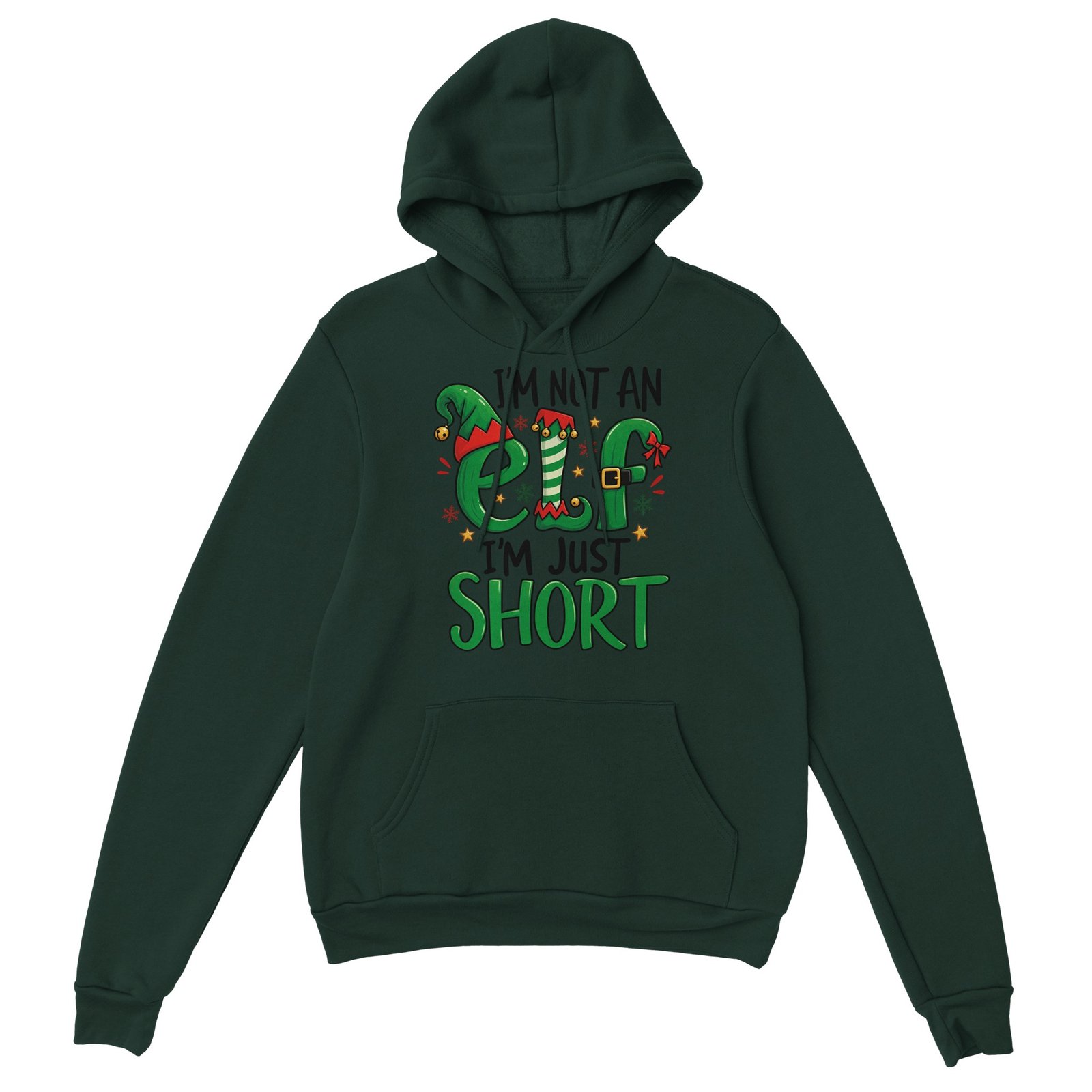 Funny Elf Hoodie - I'm Not an Elf, I'm Just Short Christmas Hoodie 4 2aebce89-bc26-4c25-8e36-08c696a4d108