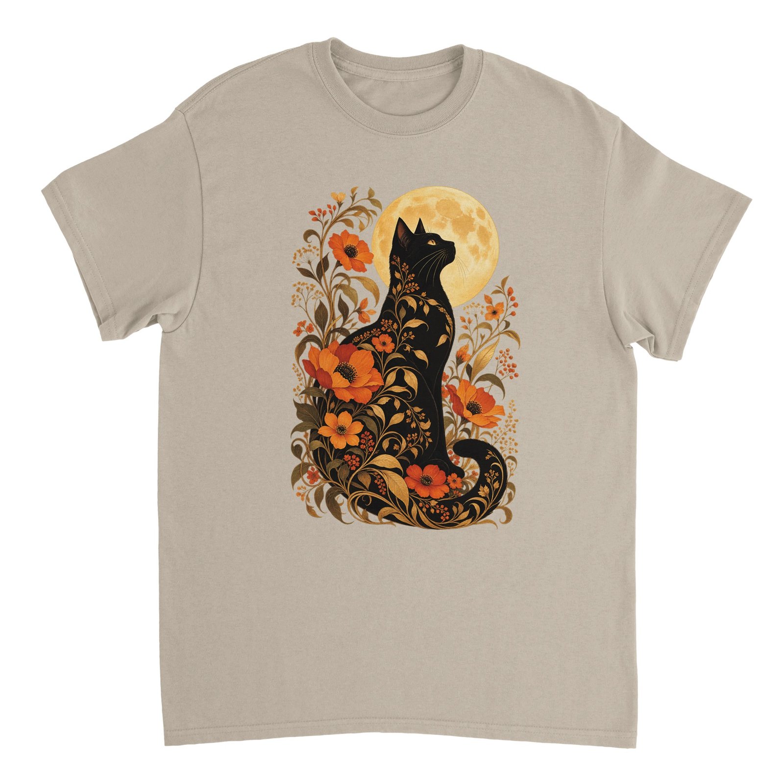 Black Cat Full Moon Shirt – Gothic Floral Cat & Autumn Moon Halloween T-Shirt 7 35a825bb-37fe-479c-9a93-c670ce1b5266