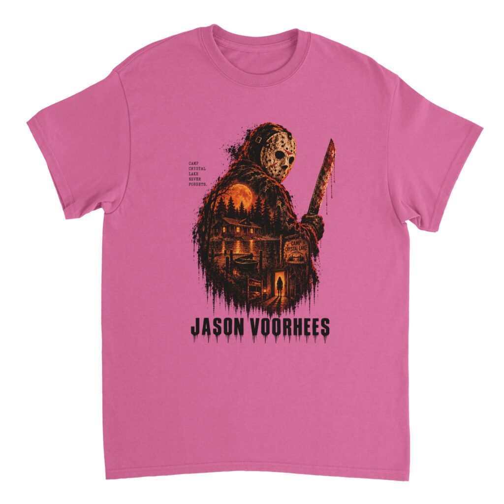 Masked Slasher Halloween T-Shirt Vintage Camp Horror Gildan 5000 Graphic Tee