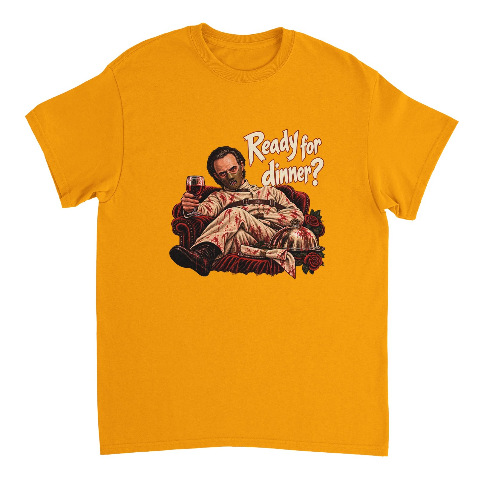 Hannibal Lecter Shirt | Funny Ready for Dinner Halloween Heavyweight Tee 9 52ec0e66-e030-4f32-b523-b99a7f0b03f3