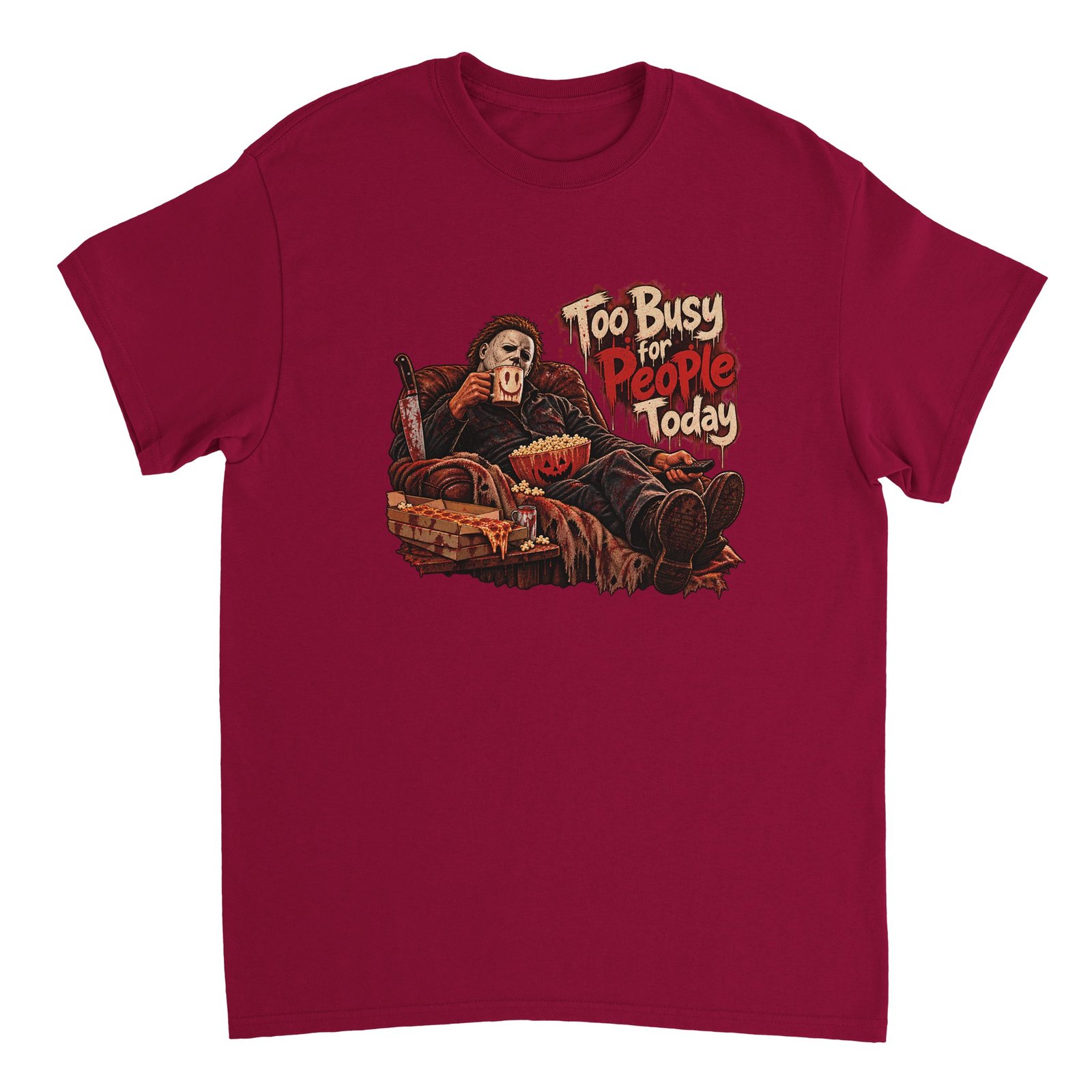 Halloween Slasher Shirt | Funny Too Busy for People Today Heavyweight Tee 6 61ccff2b-05ad-4590-a820-02d328d730d5