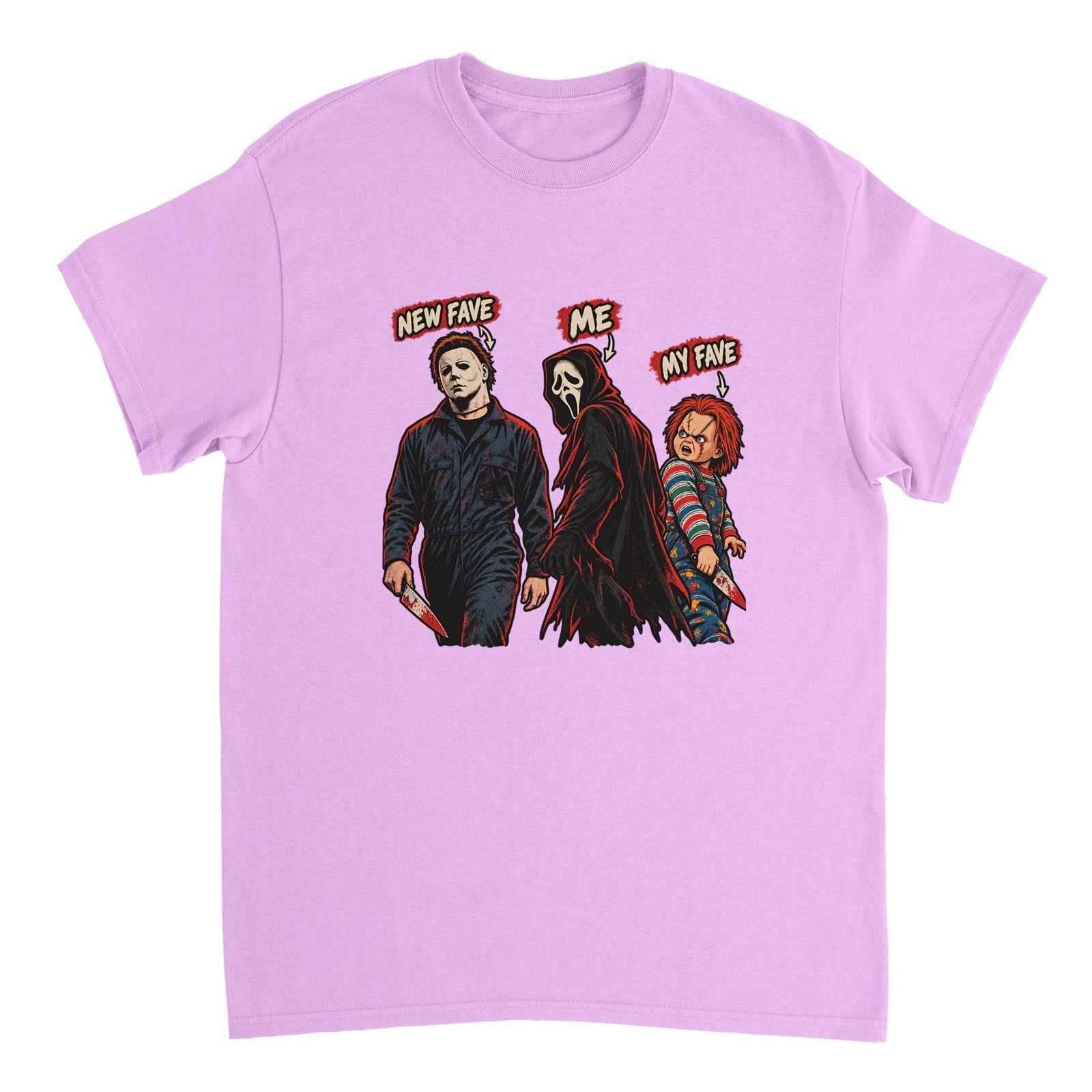 Michael Myers Ghostface Chucky Shirt – Funny Halloween Horror Villains T-Shirt 5 7177bb6a-2dca-4374-829c-ff06f1f02ec0