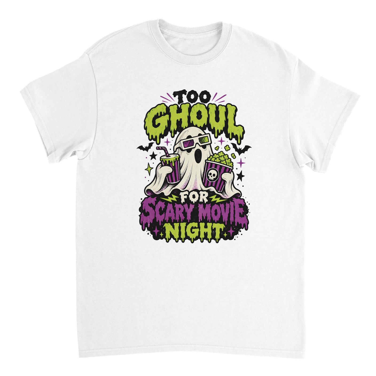 Funny Ghost Halloween T-Shirt – Boo Ghoul Scary Movie Night Graphic Tee 9 71b56ec8-2de3-4eda-a0c6-2be1fad90017