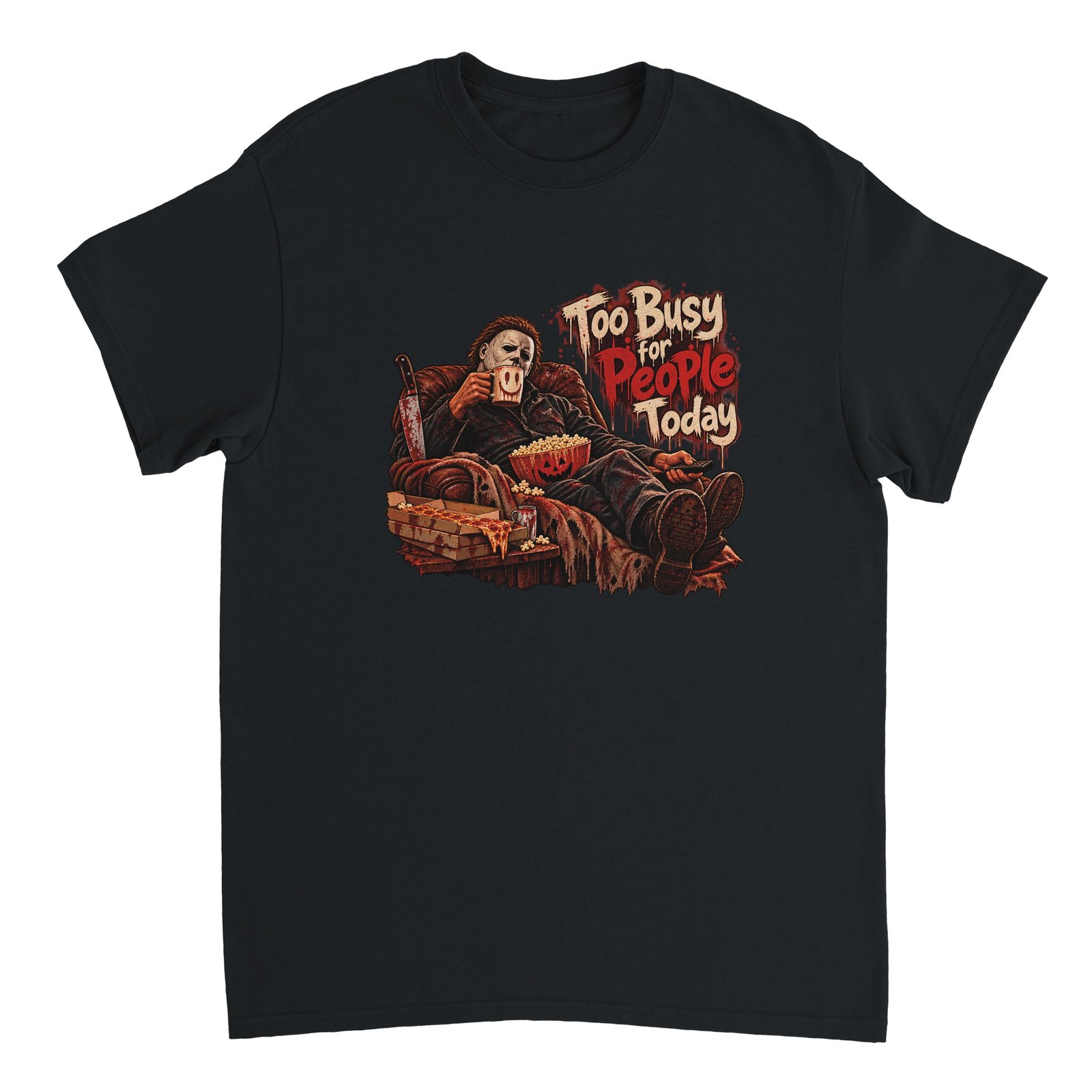 Halloween Slasher Shirt | Funny Too Busy for People Today Heavyweight Tee 14 91d2d341-6cc3-4895-ae55-b7cab2e93daf