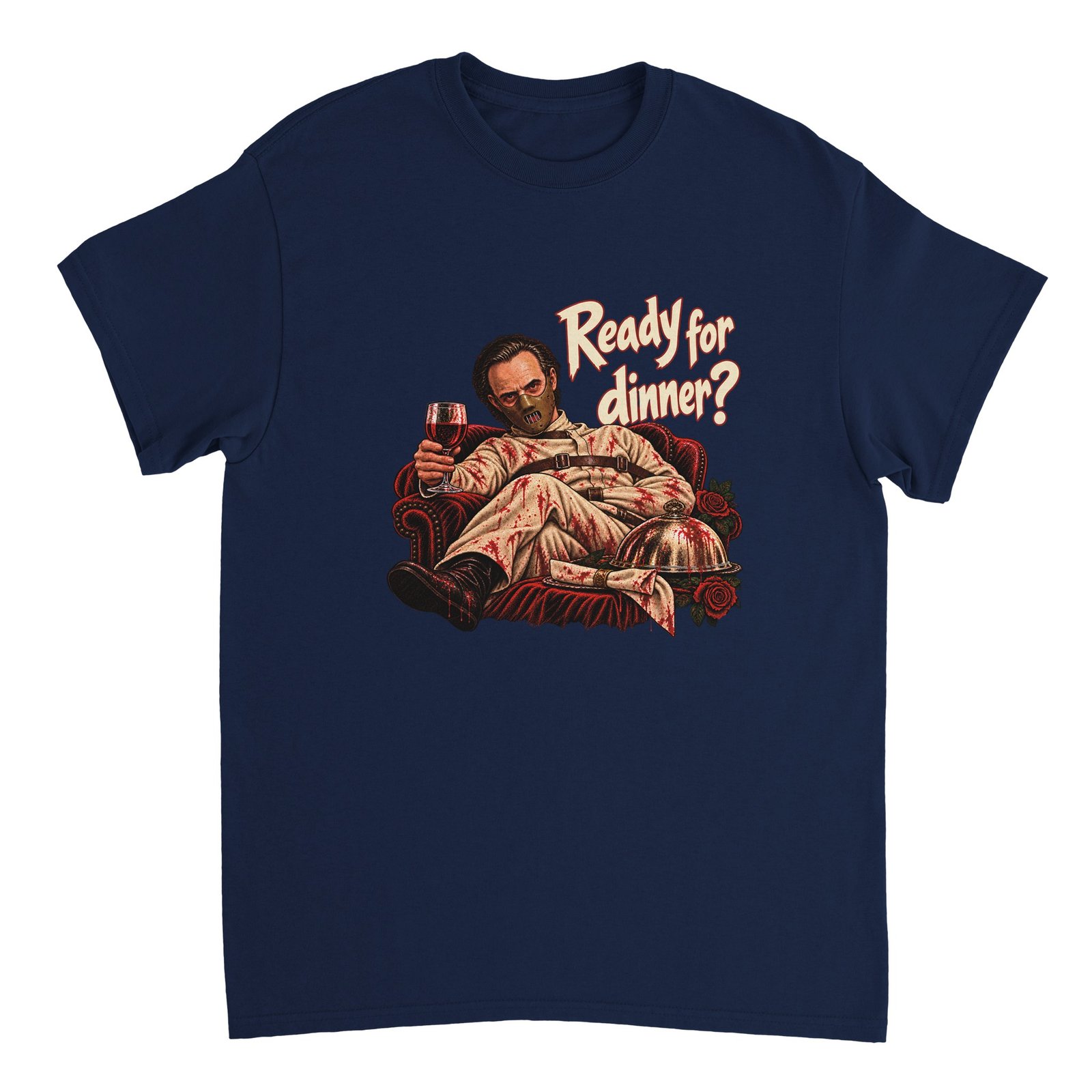 Hannibal Lecter Shirt | Funny Ready for Dinner Halloween Heavyweight Tee 3 929ce7bc-bdbb-4421-8b04-0d002401112d