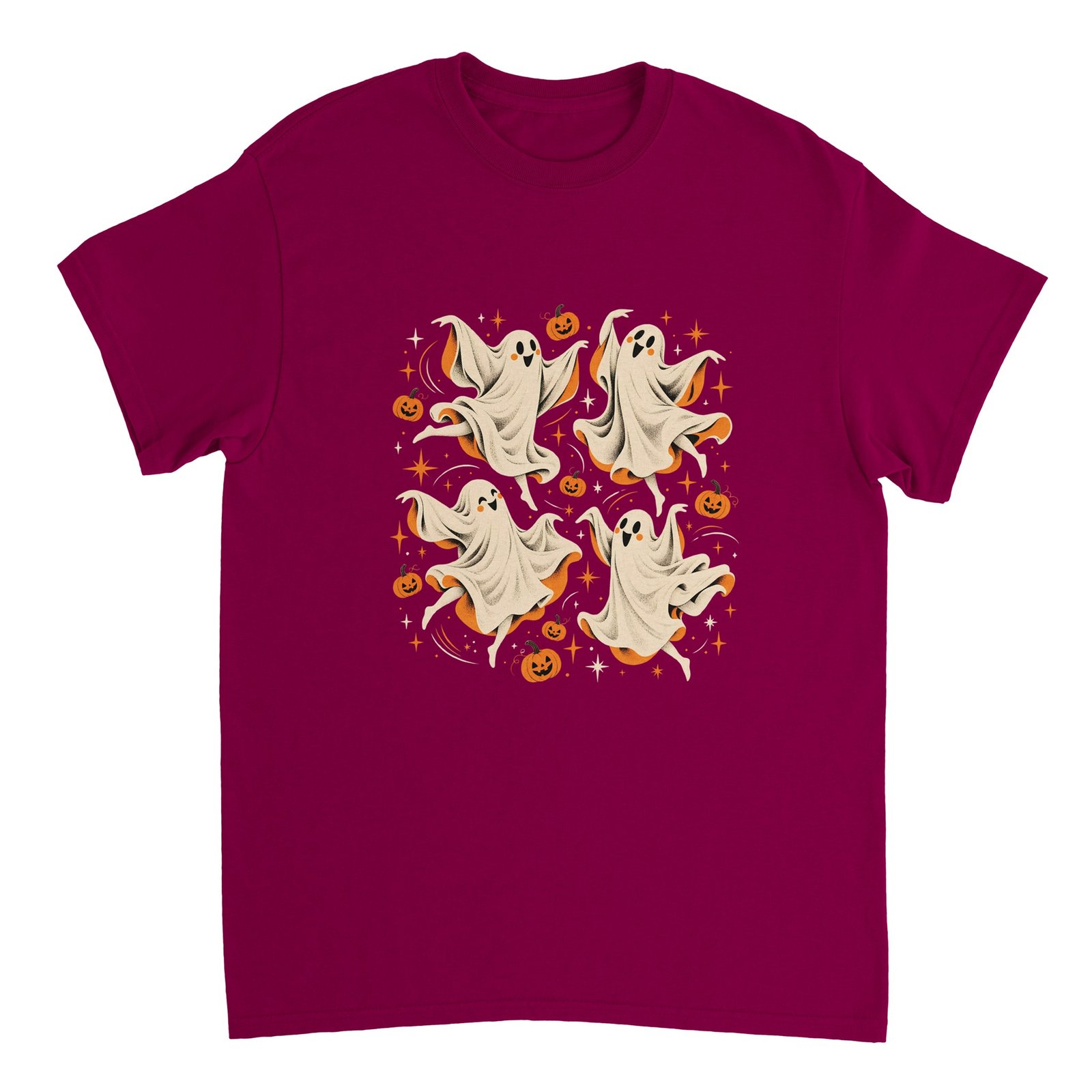 Dancing Ghosts Halloween Shirt – Cute Spooky Ghosts & Pumpkins Graphic T-Shirt 14 971ee82f-57fc-4b23-bd50-28280c591afe