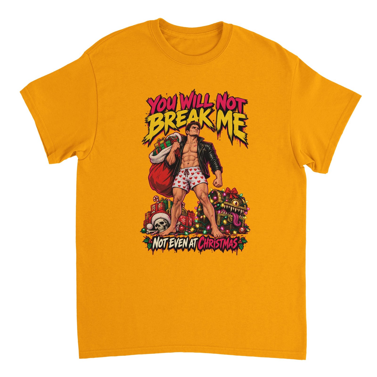 Dungeon Crawler Carl Shirt - You Will Not Break Me, Not Even at Christmas Heavyweight Tee 4 e71ba374-64e4-410f-b635-8d801007e7ad