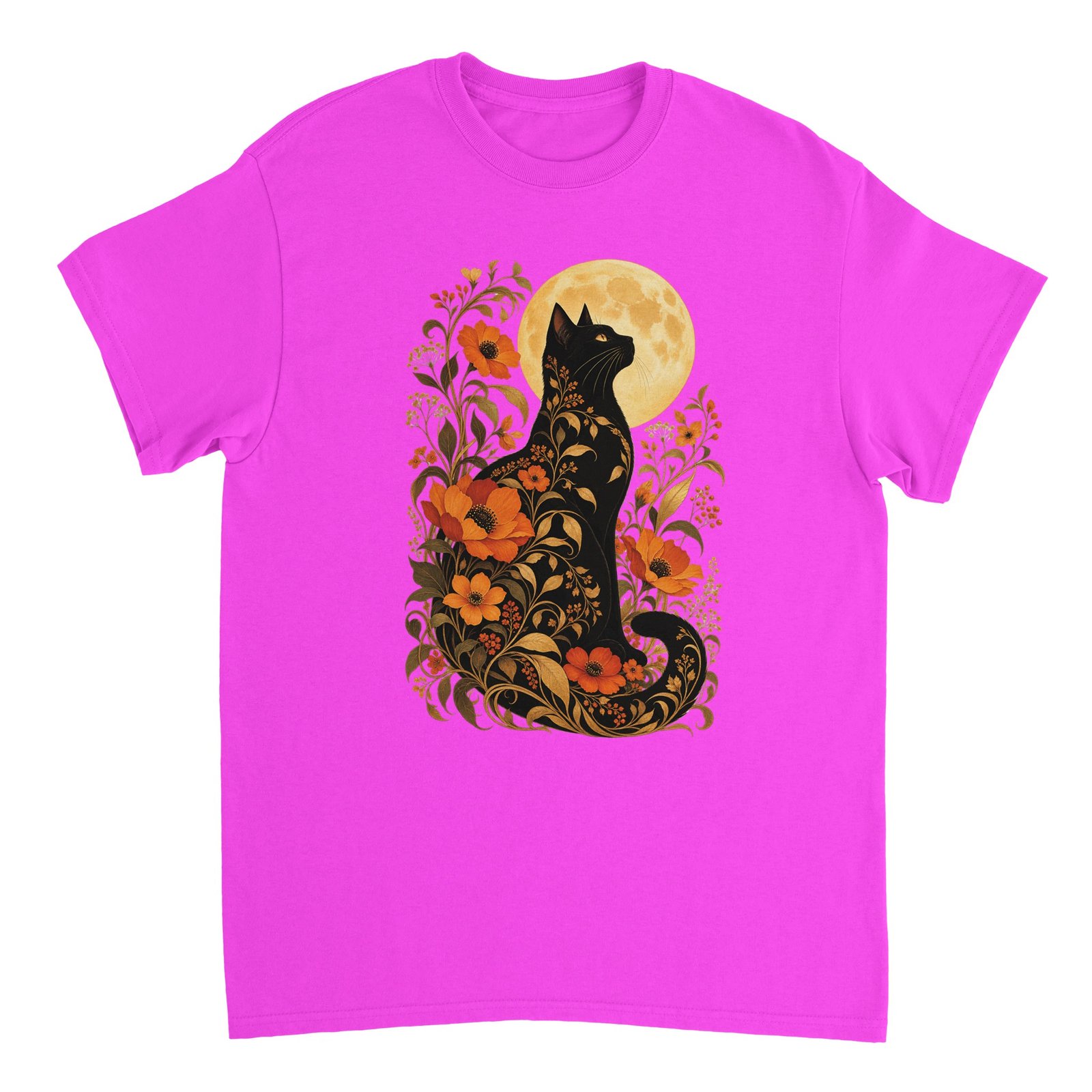 Black Cat Full Moon Shirt – Gothic Floral Cat & Autumn Moon Halloween T-Shirt 4 eaf4bdb1-57aa-4138-b92b-4847d4751337