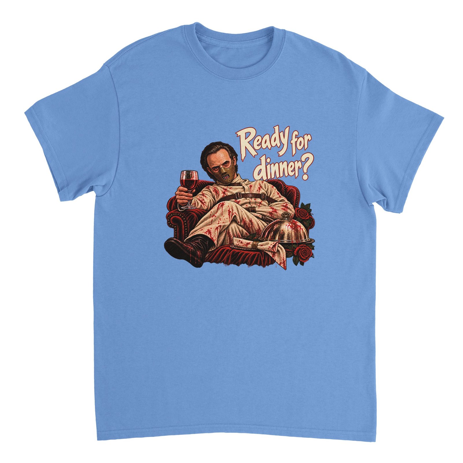 Hannibal Lecter Shirt | Funny Ready for Dinner Halloween Heavyweight Tee 5 f08a830d-e1ec-454e-9353-e98950eb2790