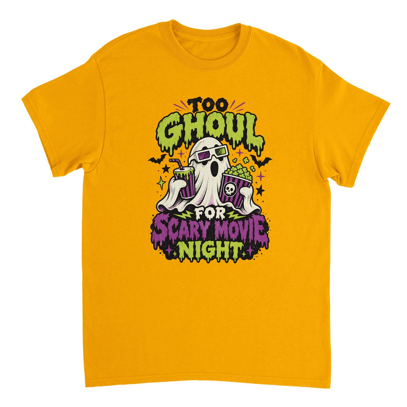 Funny Ghost Halloween T-Shirt – Boo Ghoul Scary Movie Night Graphic Tee 10 f1f451a8-5015-4317-81aa-909852efe562